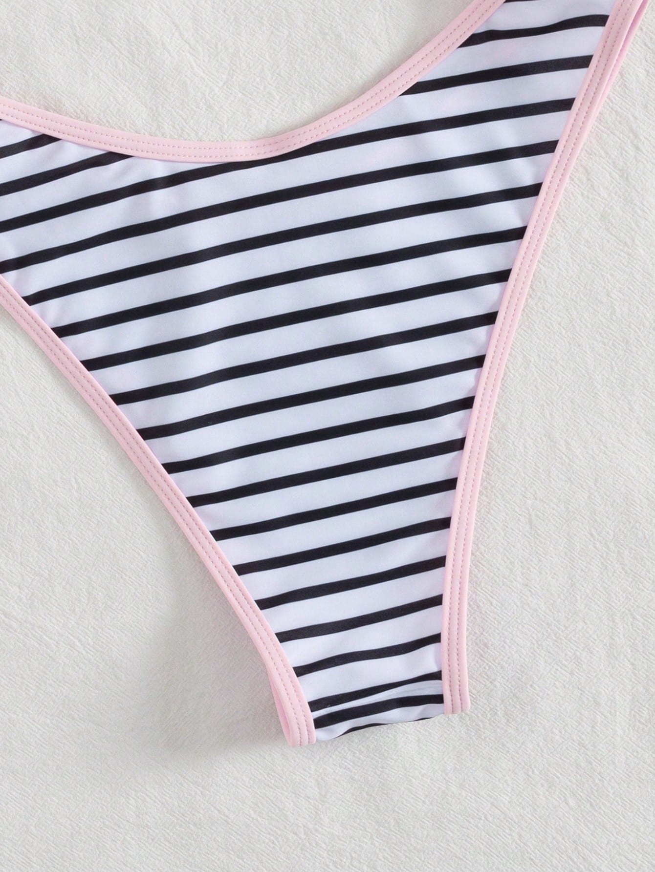 PEPPERMOLLY Women's Sexy & Fashionable Black & White 2 Pieces