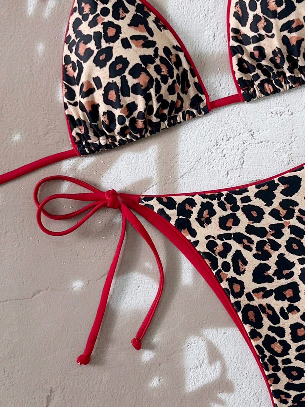 Women's New Sexy & Elegant Beach Resort Bikini Set, Leopard Print 2