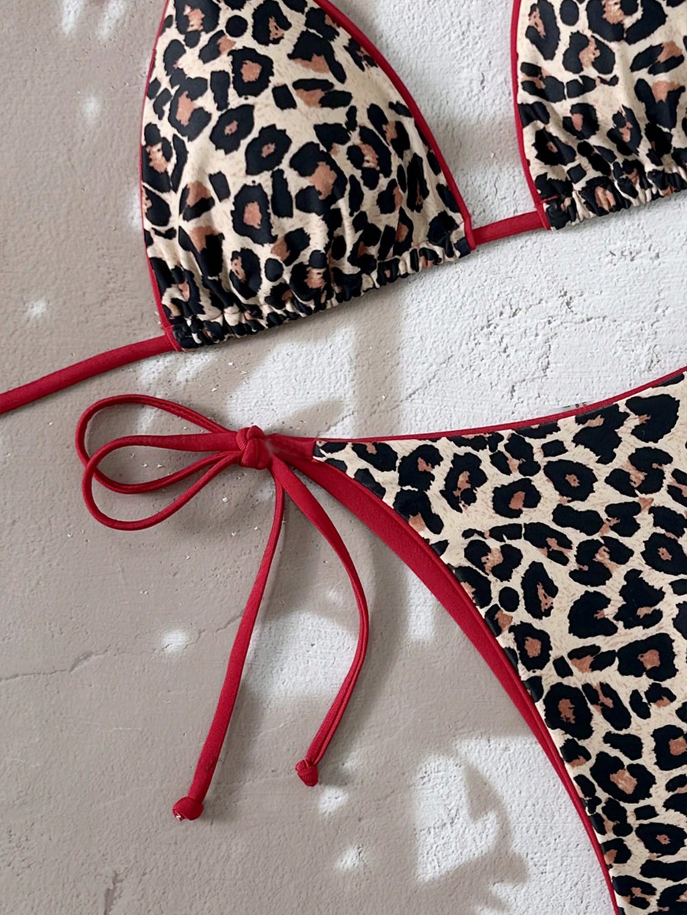 Women's New Sexy & Elegant Beach Resort Bikini Set, Leopard Print 2