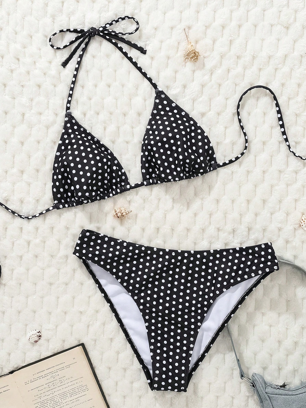 Breezaya Summer Beach Women's Halter Neck Tie Bikini Set