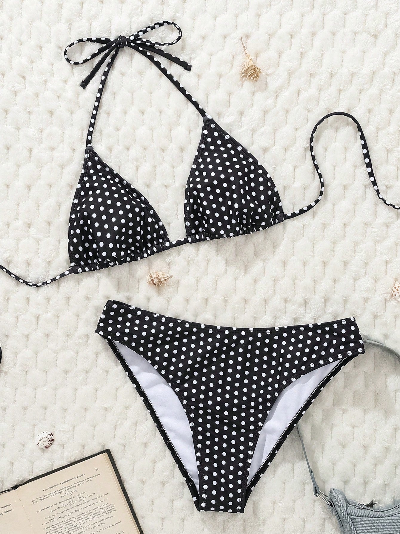 Breezaya Summer Beach Women's Halter Neck Tie Bikini Set