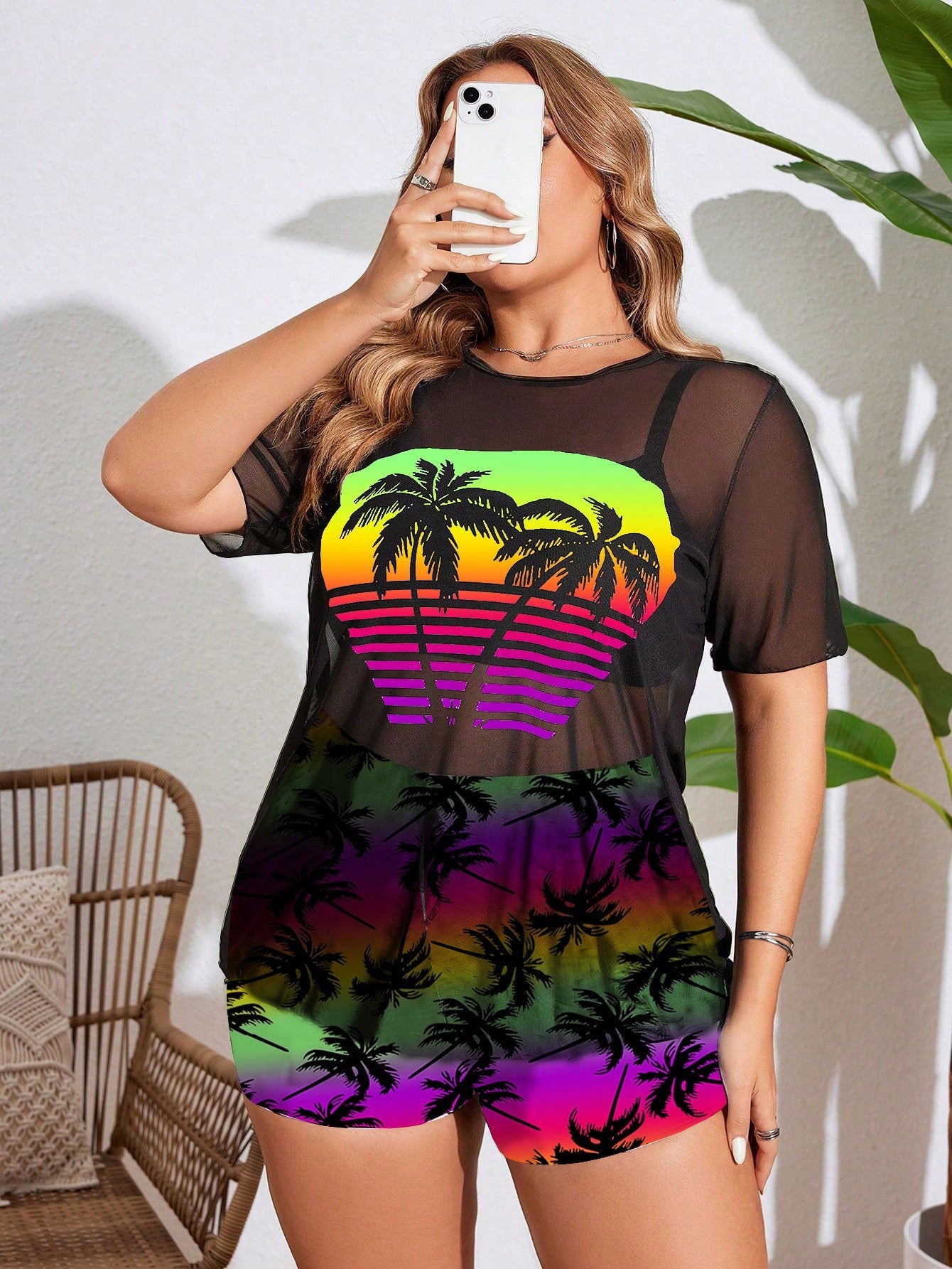 Swim Lushoire Plus Size Halter Bikini, Fashionable For Summer - image 17