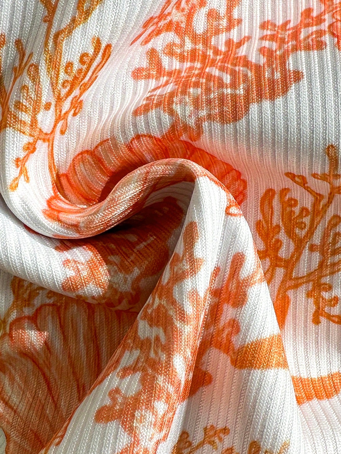 Swim Mod 2pcs/Set Summer Holiday Random Print Textured Shell