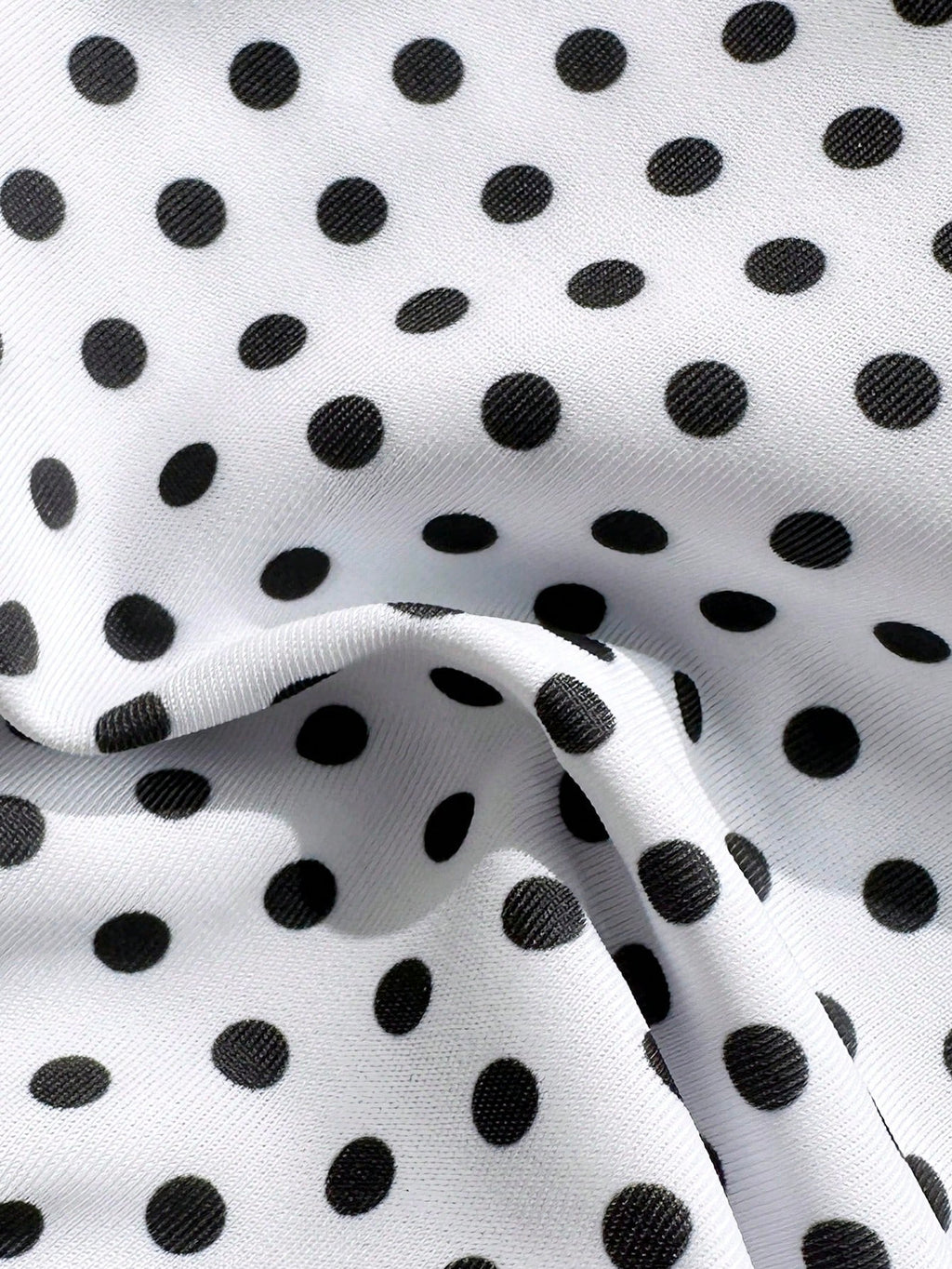 Swim Mod 2pcs/Set Women Summer Beach Lace Polka Dot Print Halter Tie