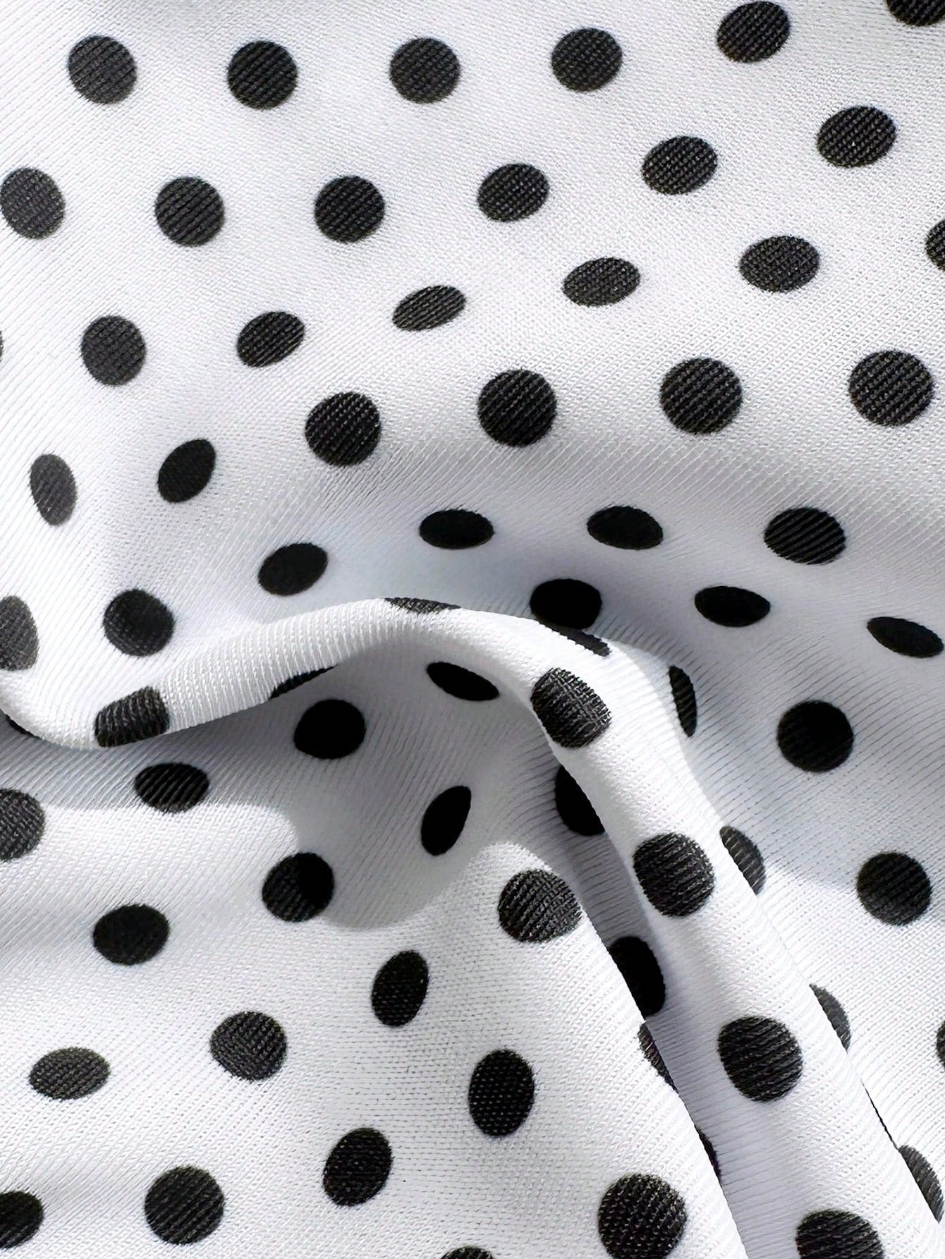 Swim Mod 2pcs/Set Women Summer Beach Lace Polka Dot Print Halter Tie