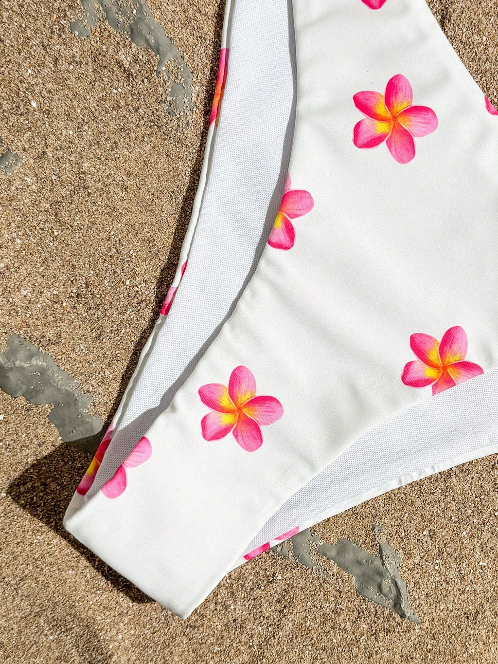 Bonvoyette 2pcs/Set Ocean Fish Print Triangle Halter Sexy Bikini Swimwear For Wo