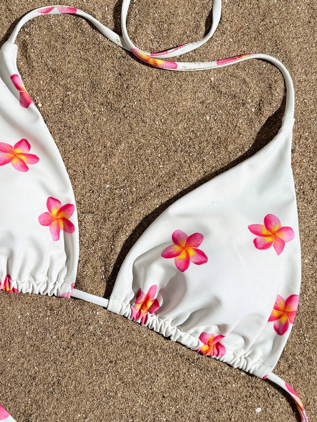 Bonvoyette 2pcs/Set Ocean Fish Print Triangle Halter Sexy Bikini Swimwear For Wo