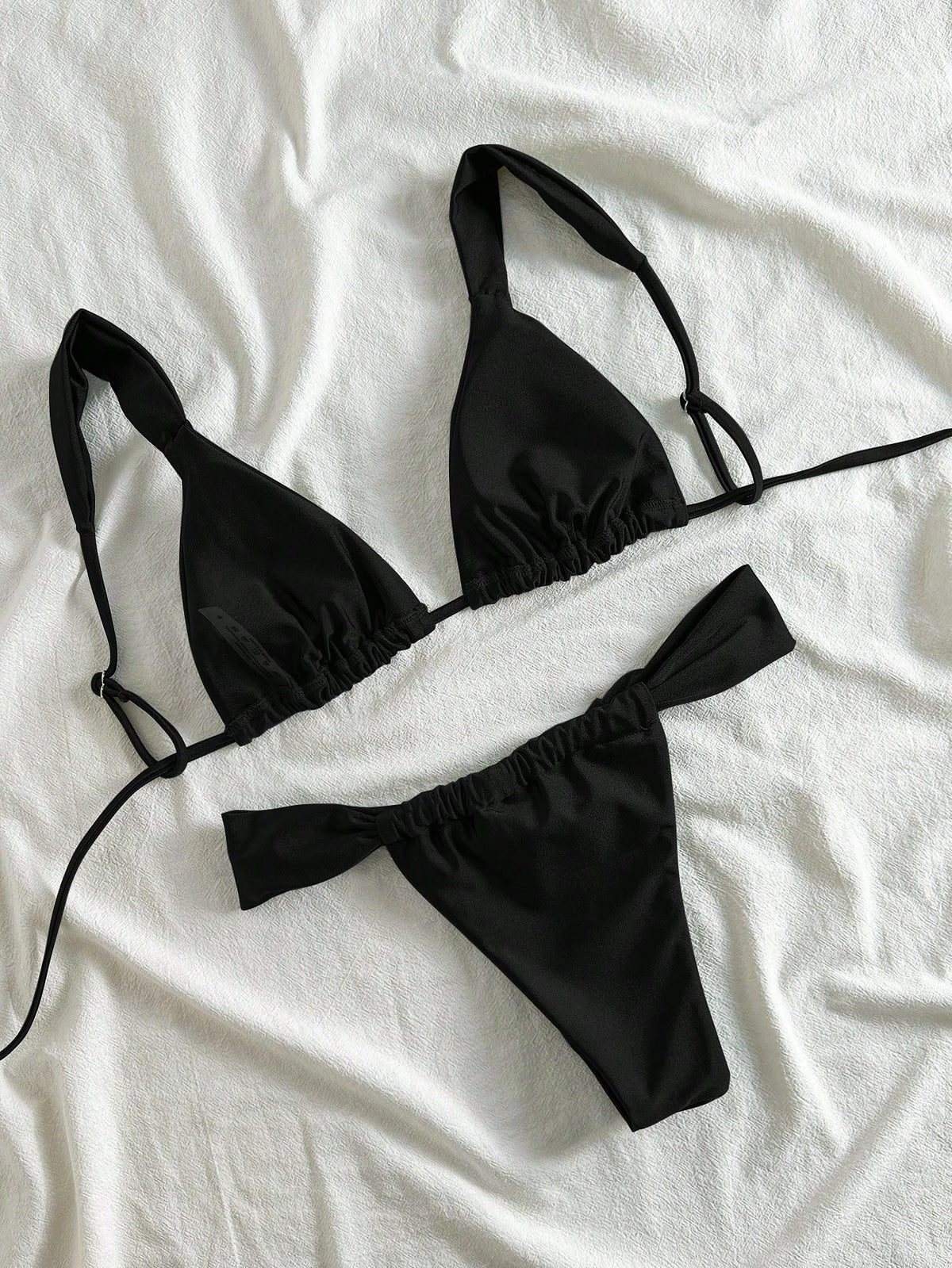 Swim Mod Women's Solid Color Bikini Set - image 14