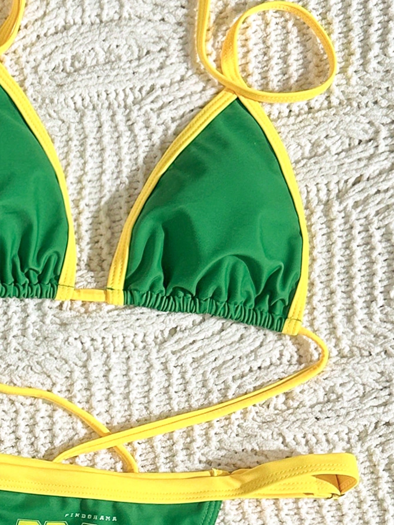 Swim Vcay Women Swimsuit Set: Backless Strap Top And Thong Bikini Bottom Beach Vacation Multi-Piece Swimwear, - image 14