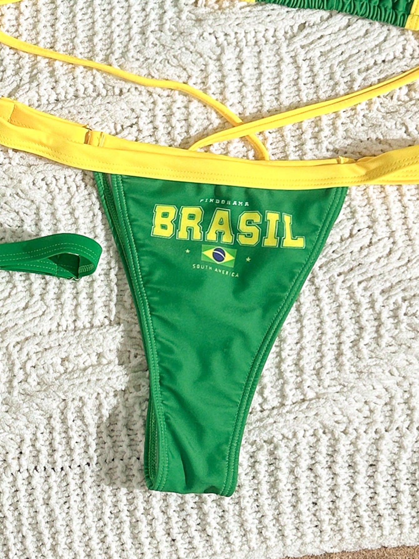 Swim Vcay Women Swimsuit Set: Backless Strap Top And Thong Bikini Bottom Beach Vacation Multi-Piece Swimwear, - image 15
