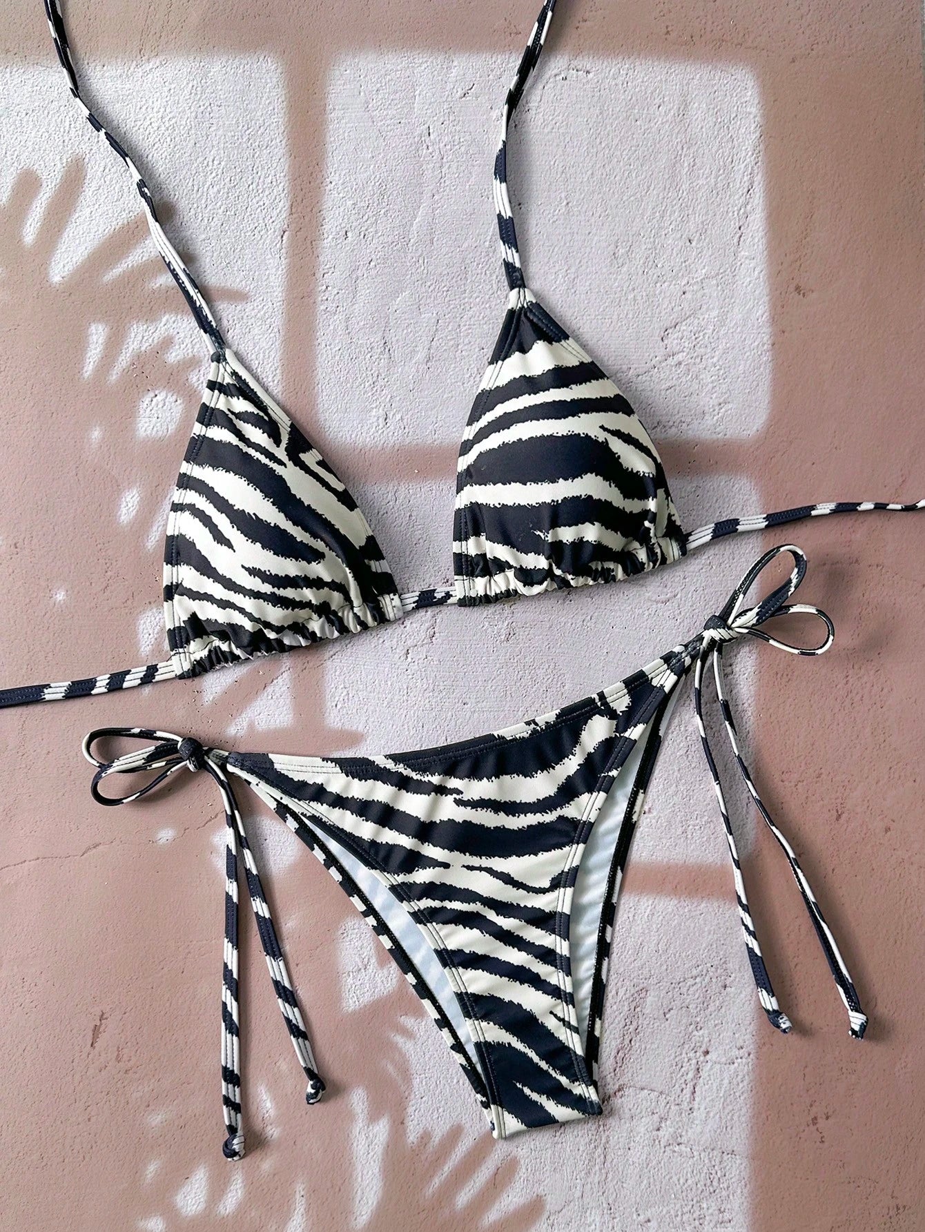 Swim Vcay Women's Zebra Print Swimwear Set For Summer Beach Vacation - image 7
