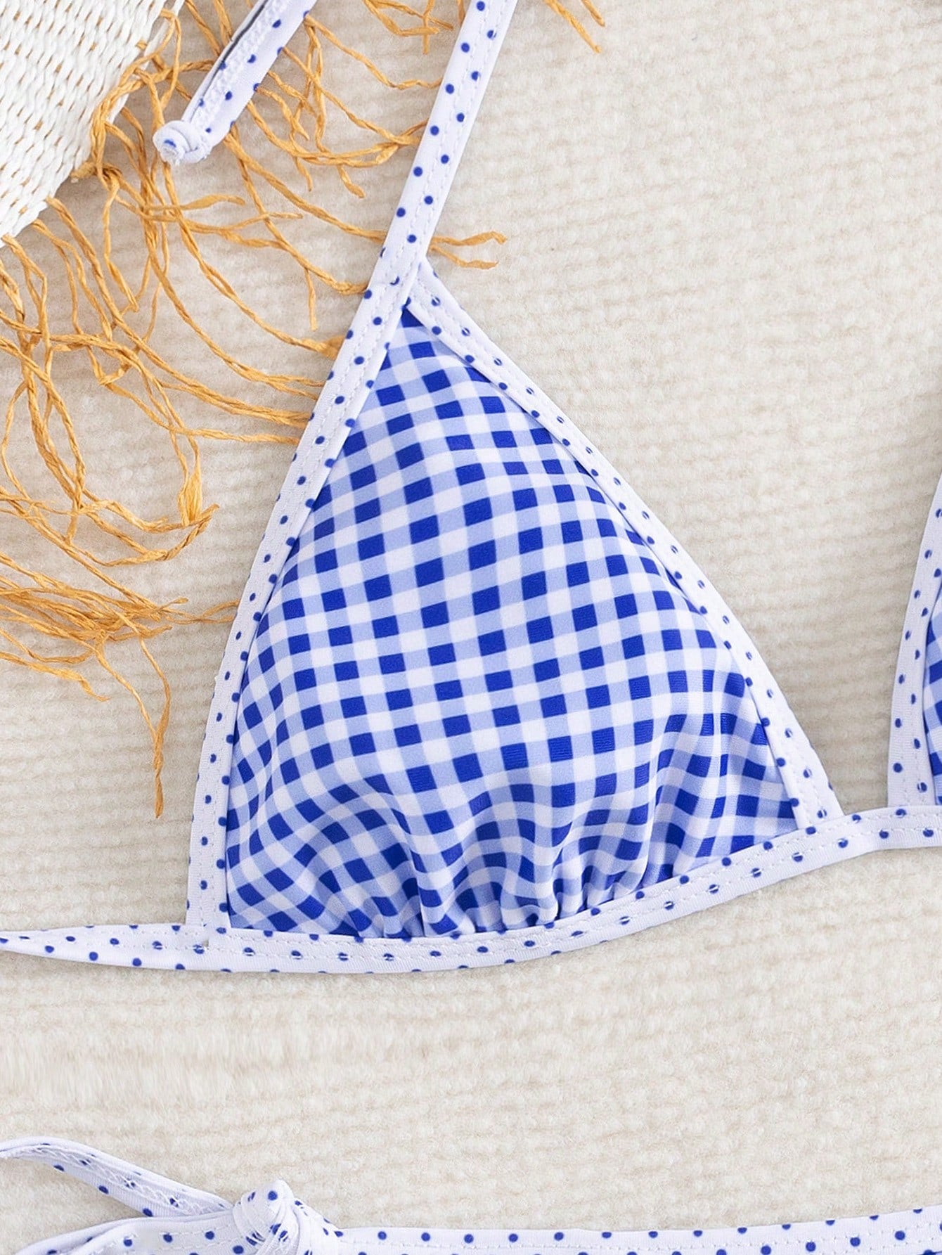 Swim Mod New Arrival Spring/Summer Seaside Casual Vacation Blue & White Starfish