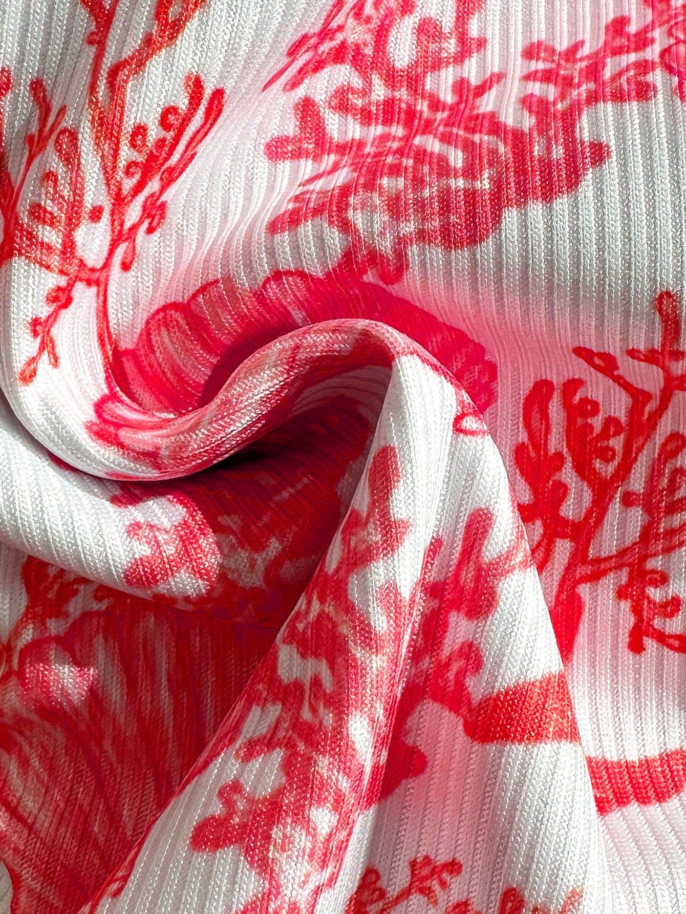 Swim Mod 2pcs/Set Summer Holiday Random Print Textured Shell