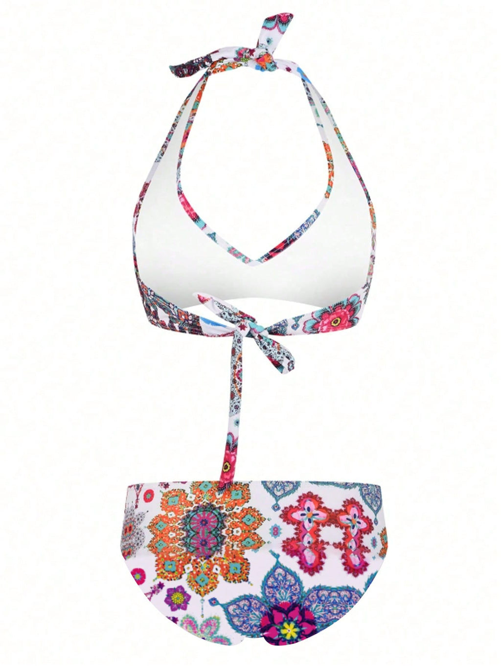 Floral Print Bikini Set For Beach Vacation Summer - image 3