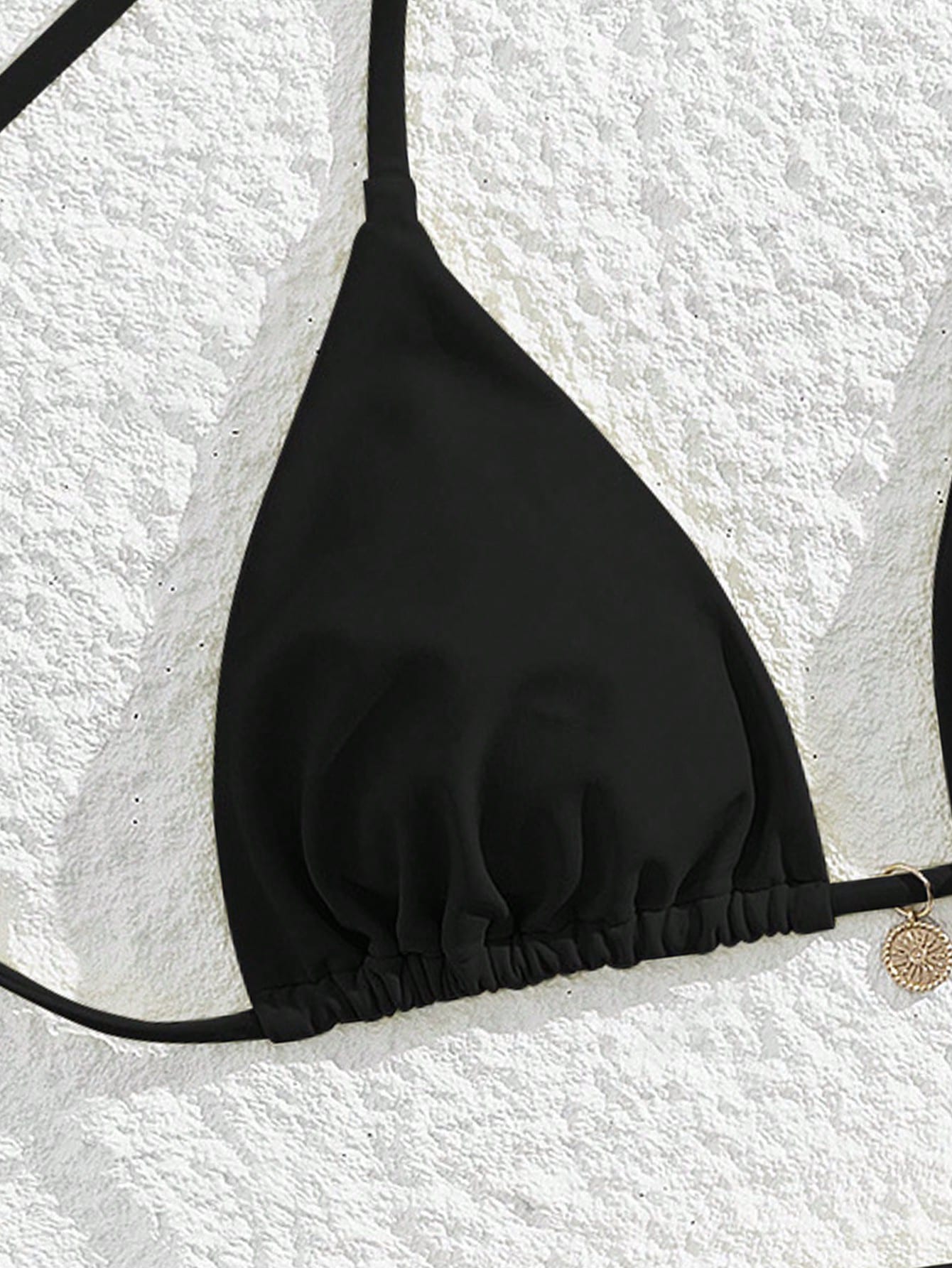 Swim Mod 2pcs/Set Summer New High Waist Sexy Backless Halter Tie Up