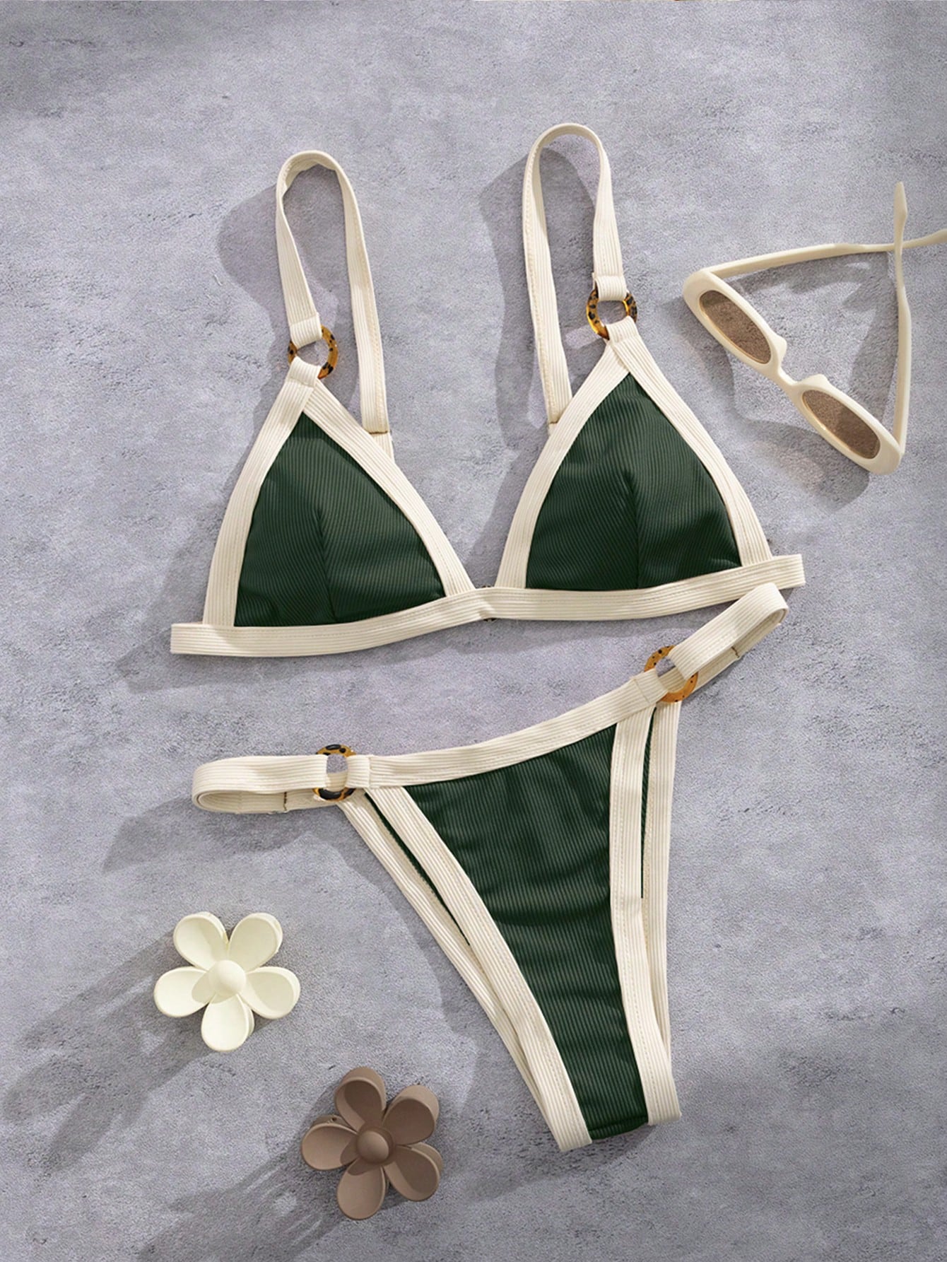 Women's New European And American Style Bikini Set Two Pieces Set