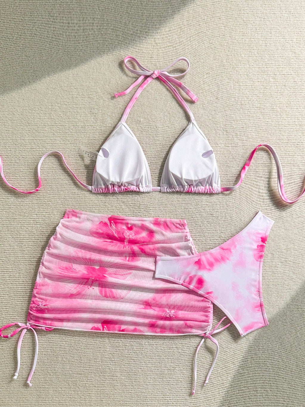 Soleia Women's Floral Print Vacation Beach Bikini Set