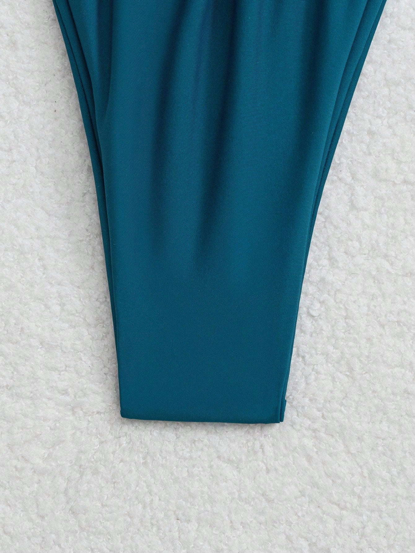 Swim Basics Summer Beach Triangle Cup Halter Solid Color Separated Bikini Set