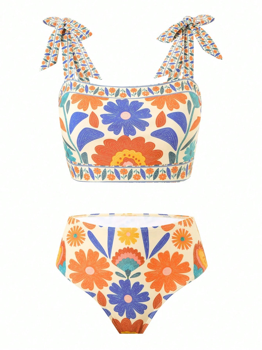 Swim Oasis Women's Summer Tight-Fitting Printed Vacation Sexy 3