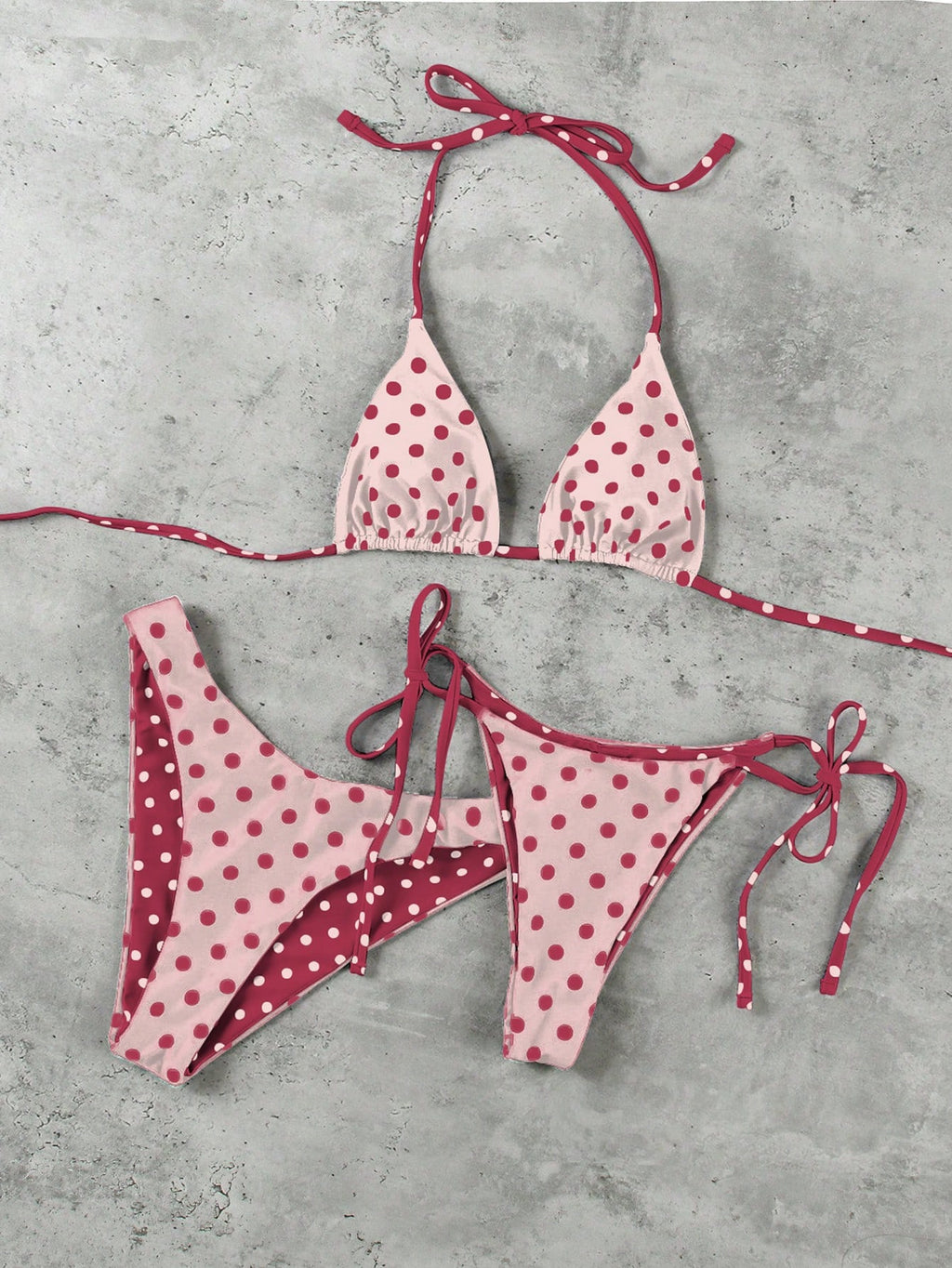 Women's Fashionable Elegant Spring/Summer Beach Vacation Pink &