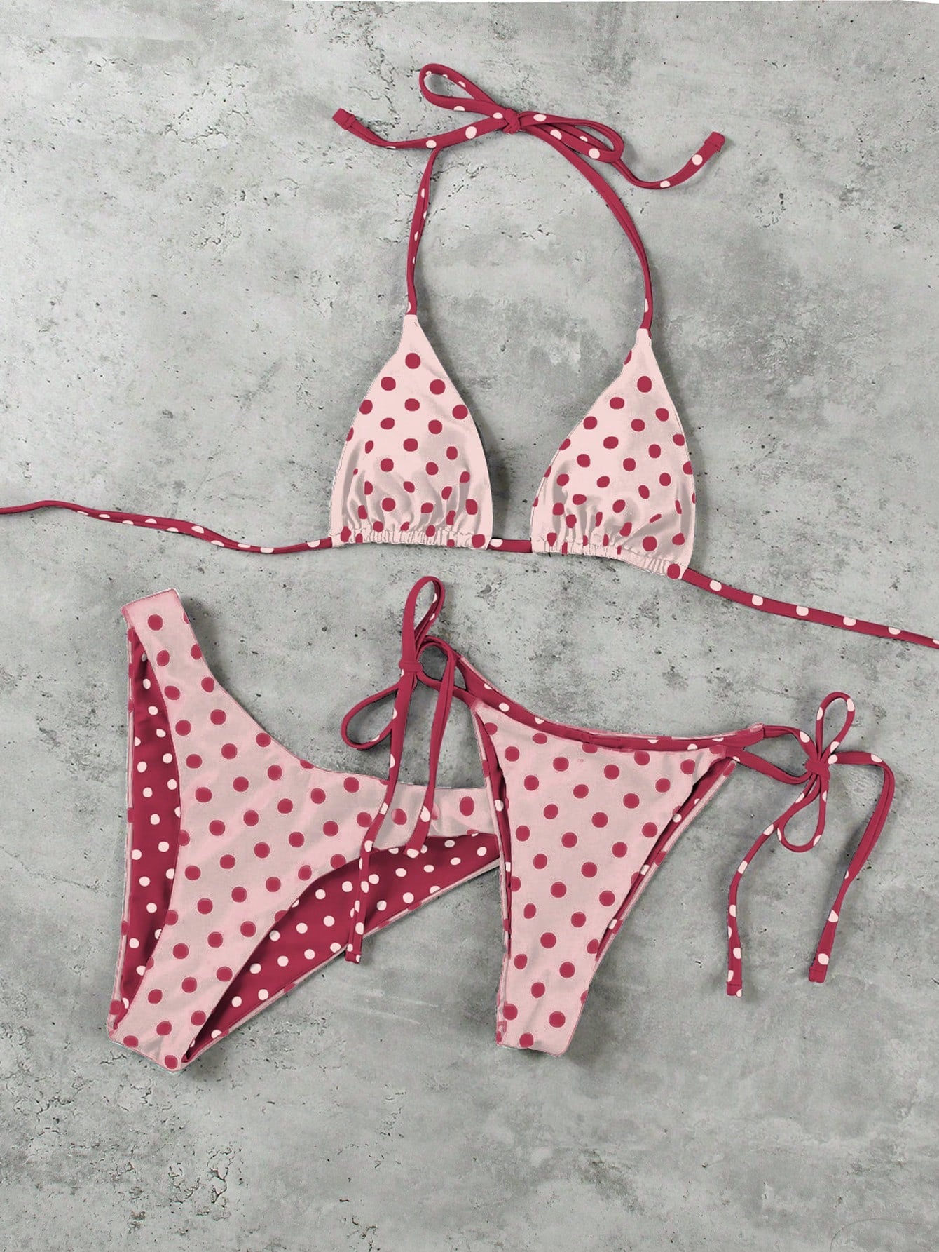 Women's Fashionable Elegant Spring/Summer Beach Vacation Pink &