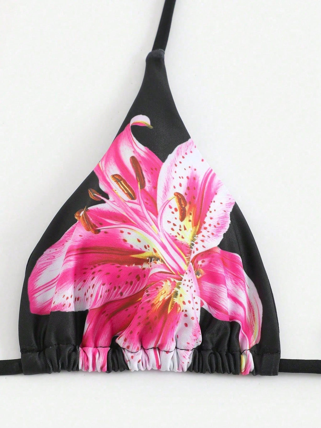 Swim Oasis 2025 Casual Vacation Spaghetti Strap Triangle Top, Side