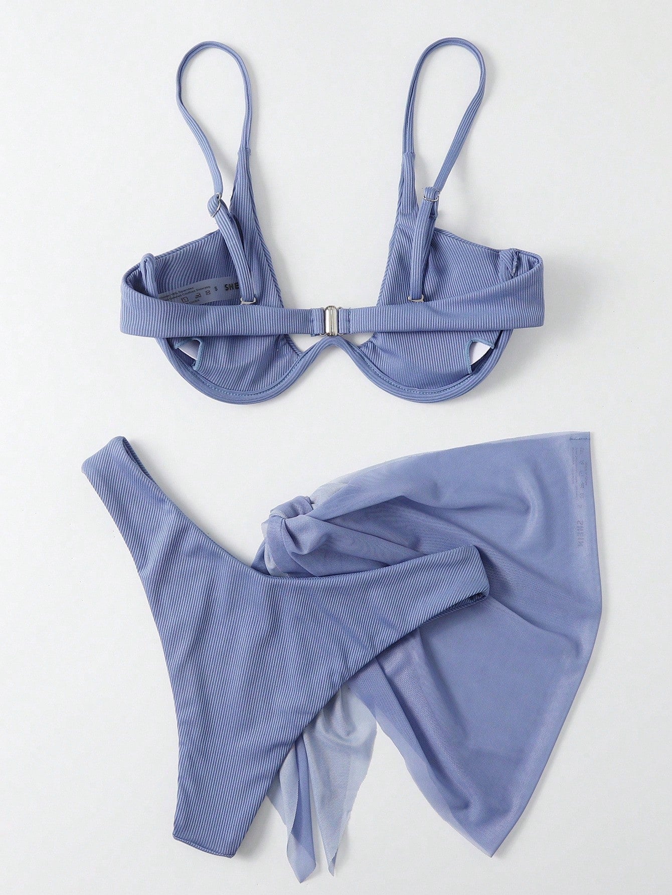 Swim SXY Summer 3pcs Bikini With Underwire, Minimalist & Fashion, Casual For Dai