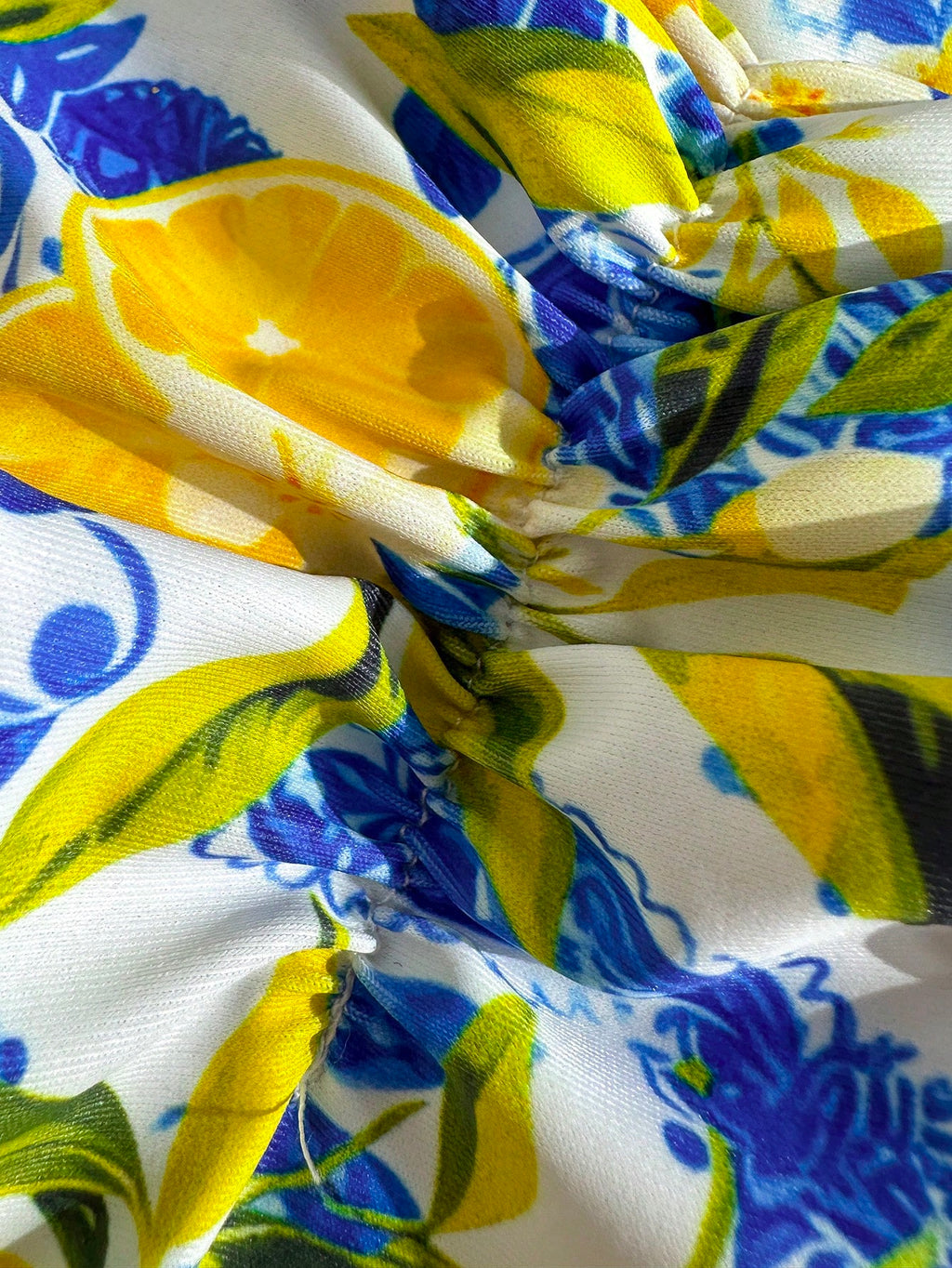 2pcs Lemon Print Bikini Set, Tie Design With Lemon Pendant Decor, Suitable For Beach Vacation, Pool Party And - image 8