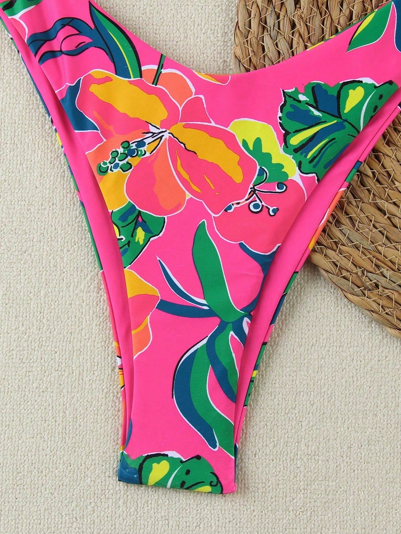 Women's Elegant Fashion Spring/Summer Beach Vacation Pink & Green