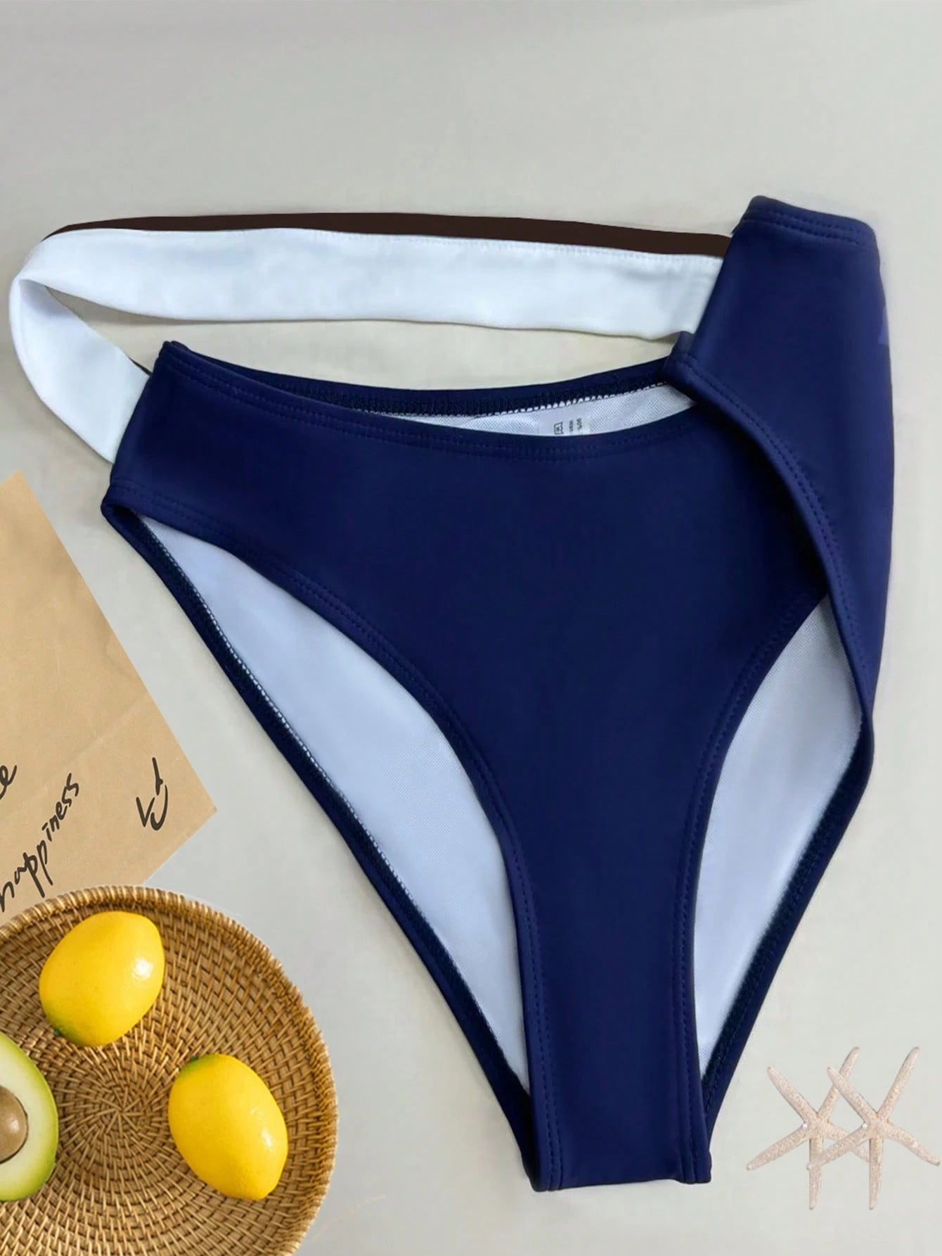 Swim Vcay 2pcs/Set Women's Summer Beach Vacation Fashion Solid Color Push-Up Padded Bikini Swimsuit Set - image 9