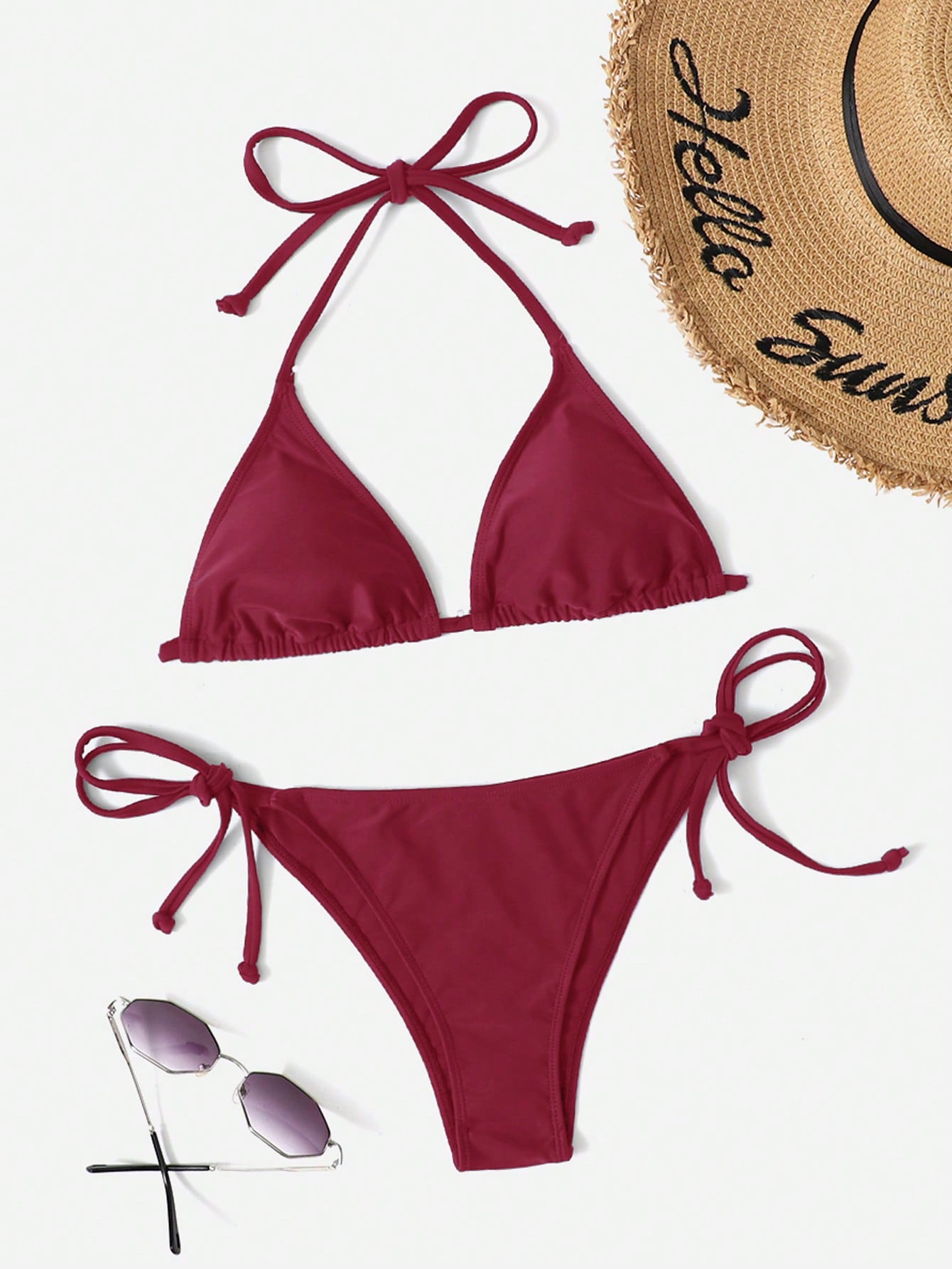 Swim Vcay Vacation Beach Leopard & Floral Print Bikini Swimwear For