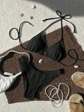 Swim Mod 2026 Spring/Summer Women's Spaghetti Strap Halter Unique