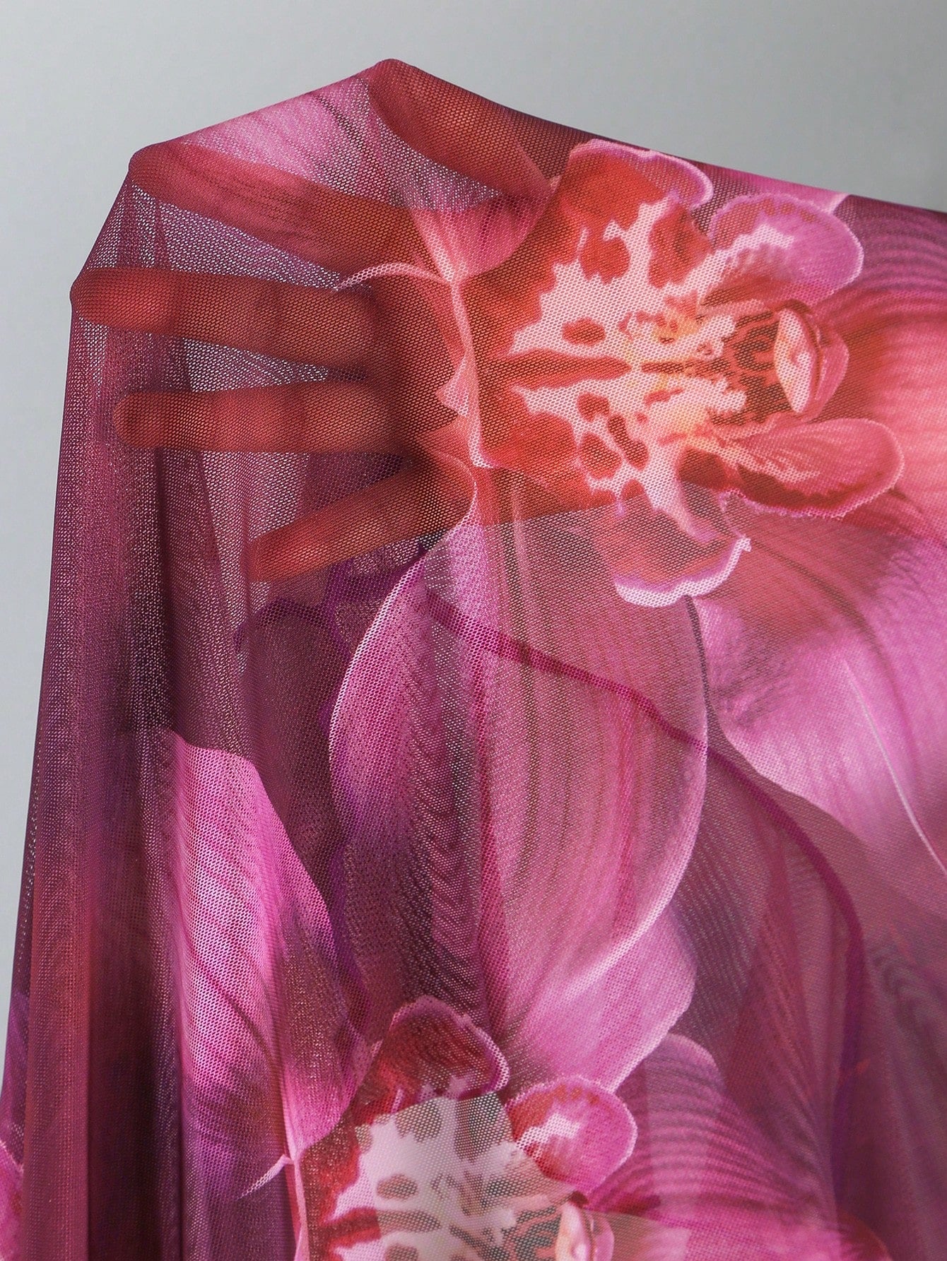 3pcs Women's Floral Print Elegant Sexy Backless 3D Flower Beach Dress