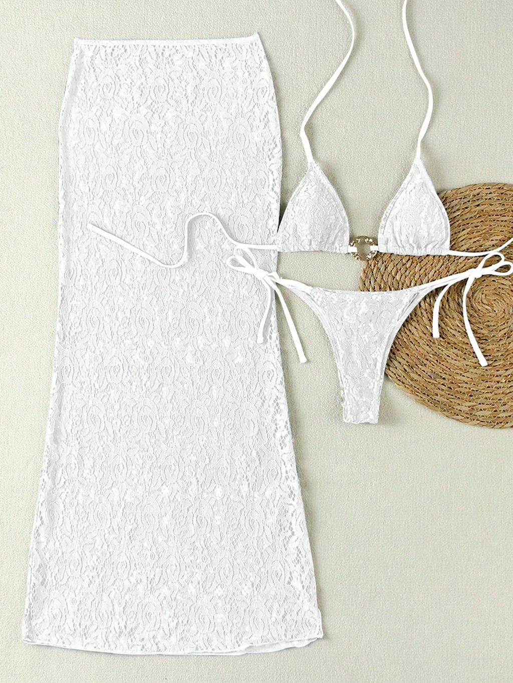New Brown Solid Color Minimalist Elegant Beach Vacation Date Party