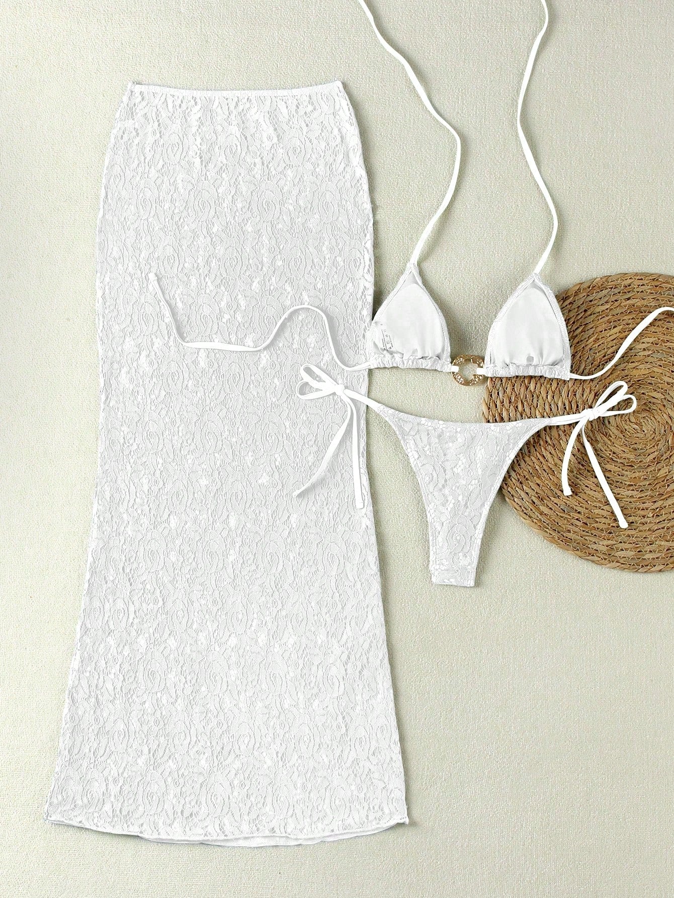 New Brown Solid Color Minimalist Elegant Beach Vacation Date Party