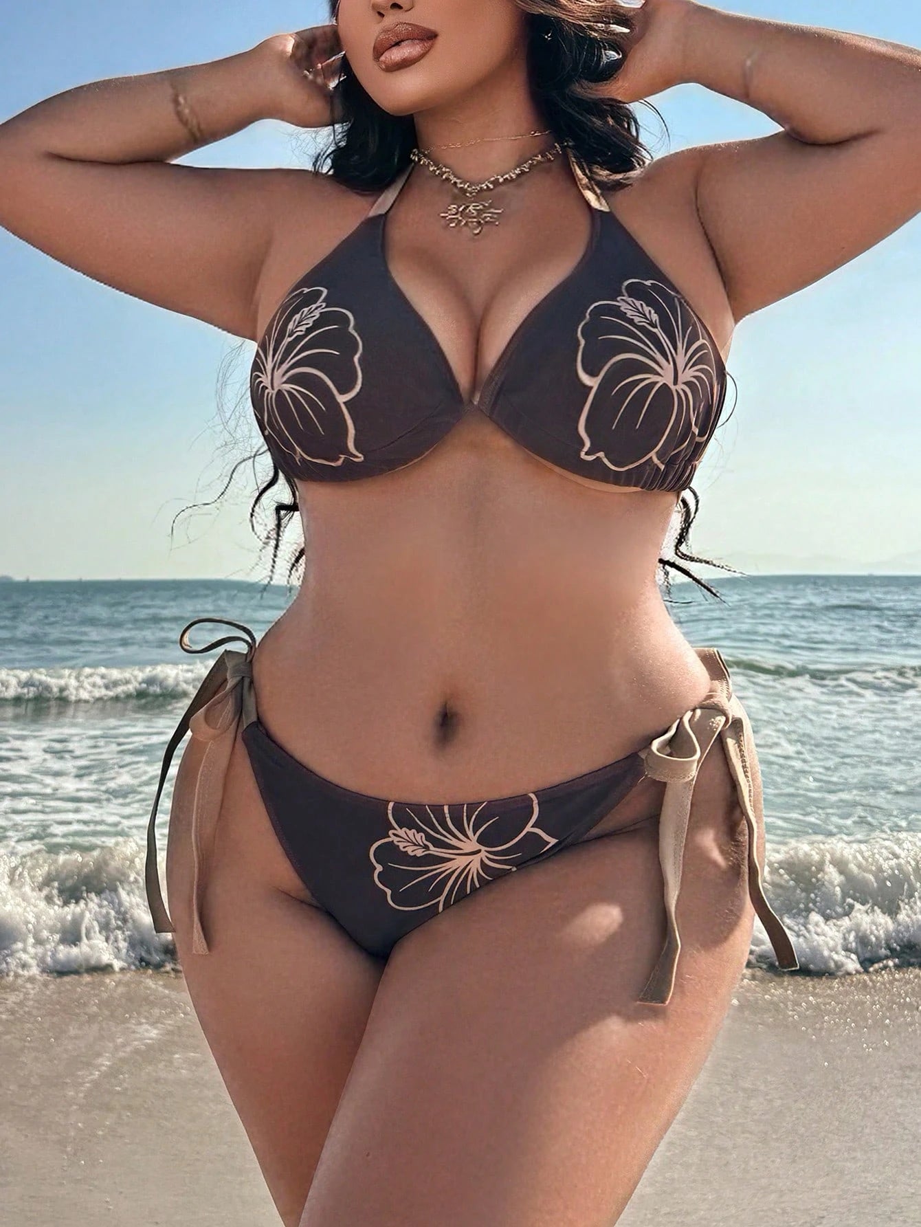 Swim SXY 2026 Summer Women's Beach Bikini Sexy Vacation Plus Size Swimsuit Set, Summer Women's Plus Size - image 7
