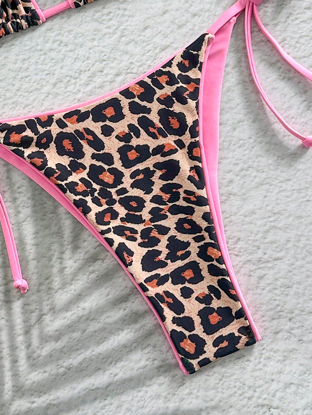 Women's New Sexy & Elegant Beach Resort Bikini Set, Leopard Print 2