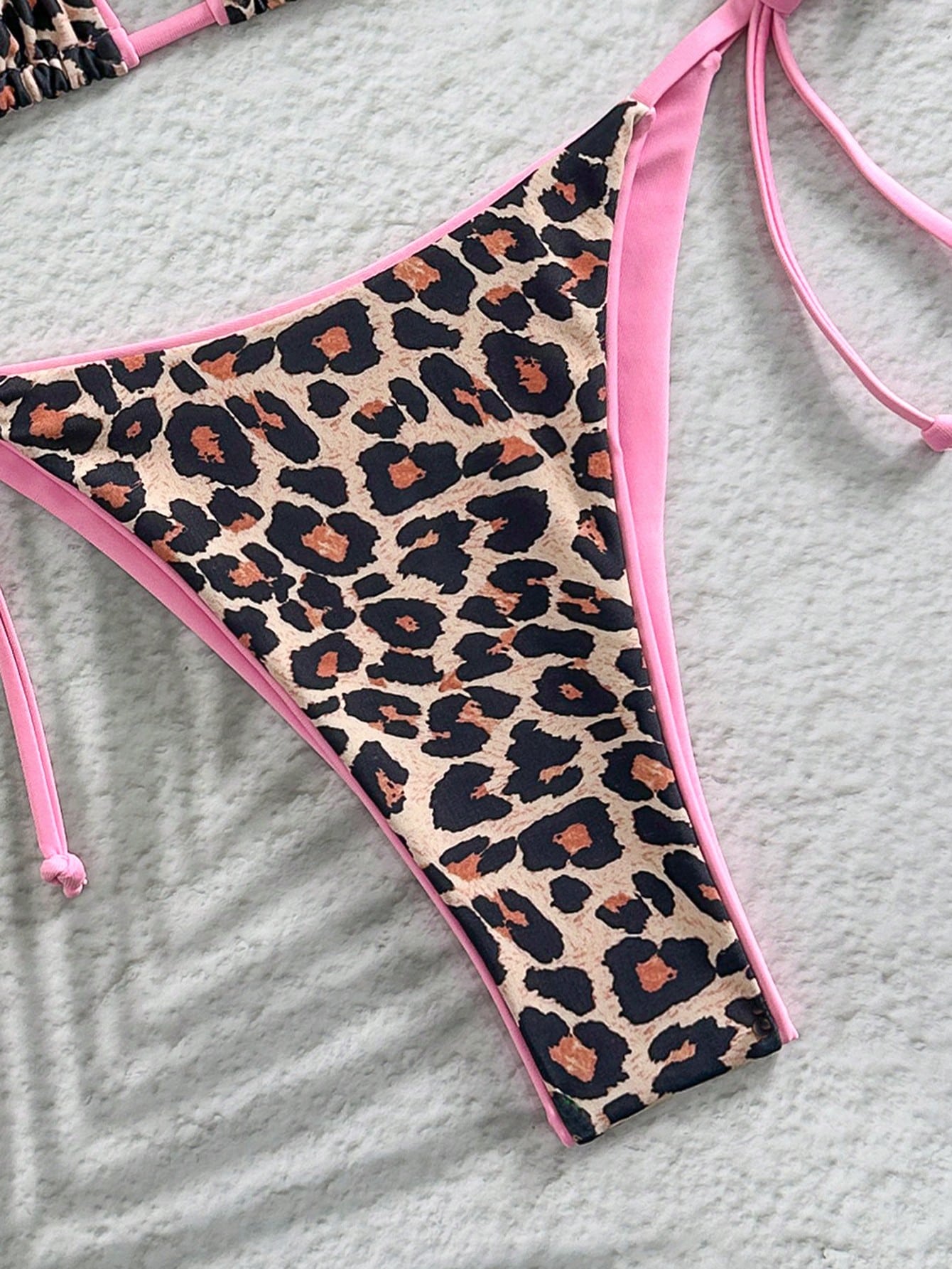 Women's New Sexy & Elegant Beach Resort Bikini Set, Leopard Print 2