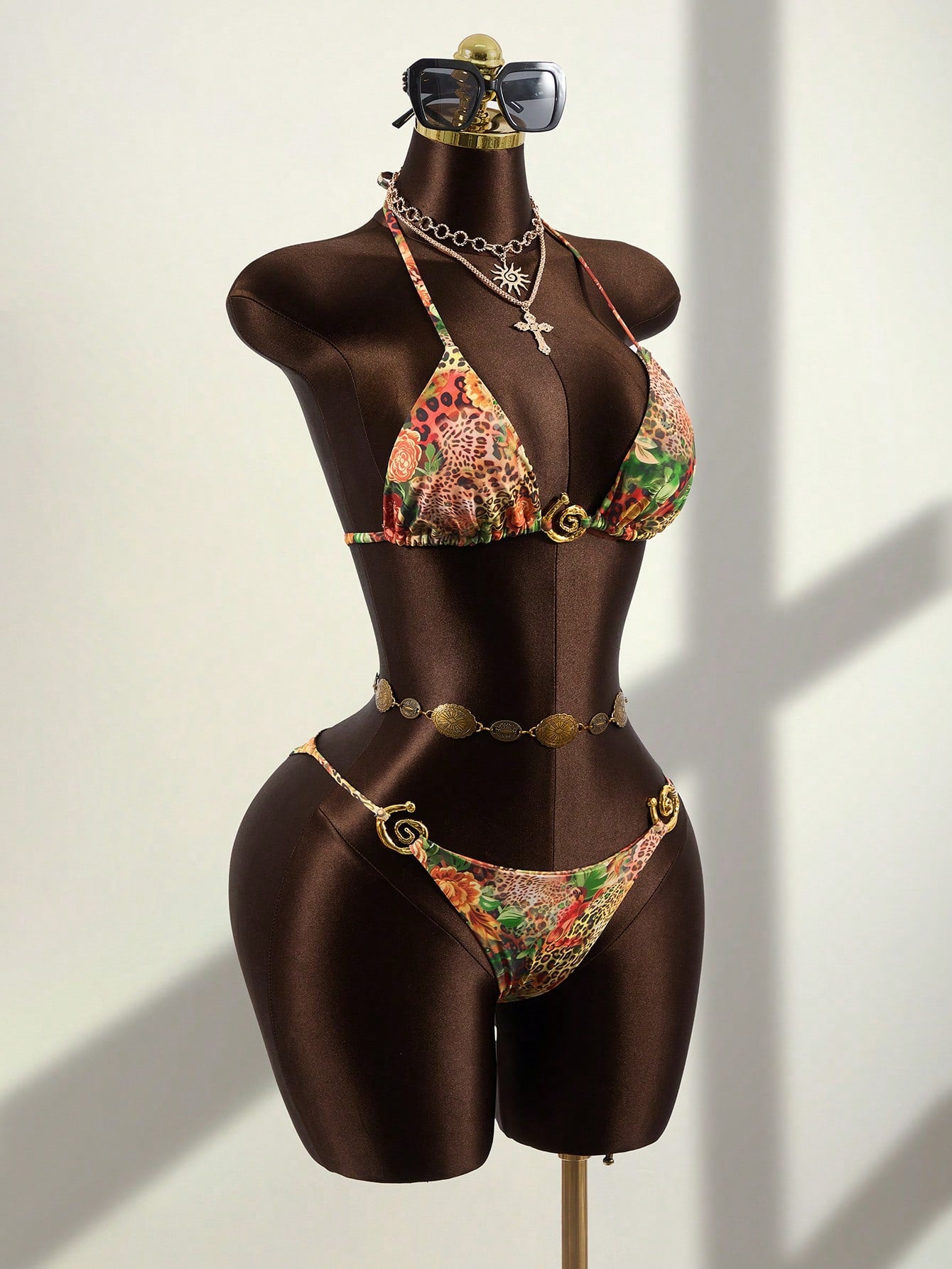 Swim Vcay Women's Sexy Leopard Print Bikini Set, Summer