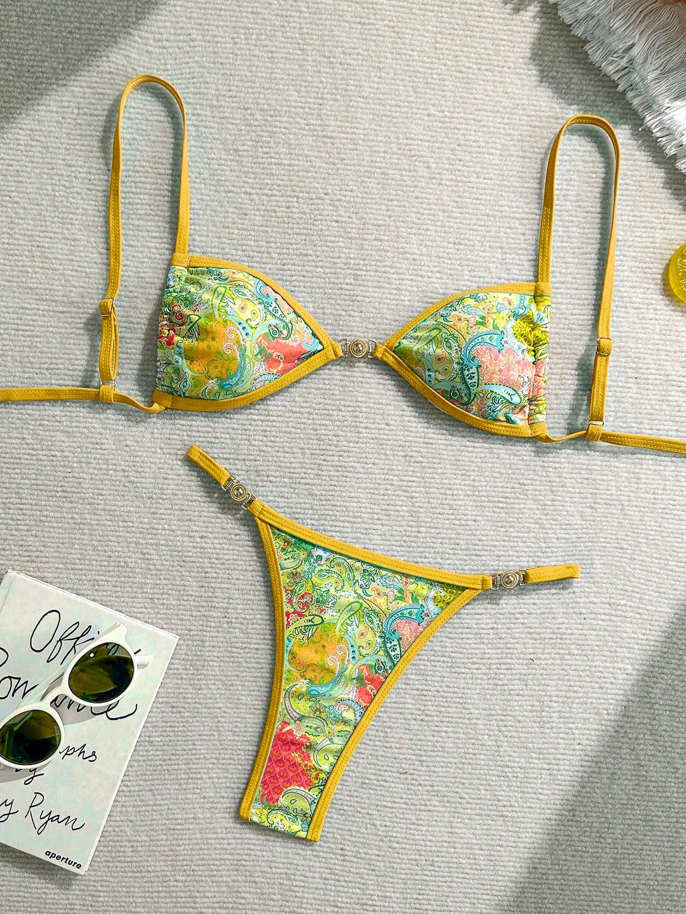 Swim Mod 2pcs/Set Women's Beach Vacation Valentine's Day Beach Party