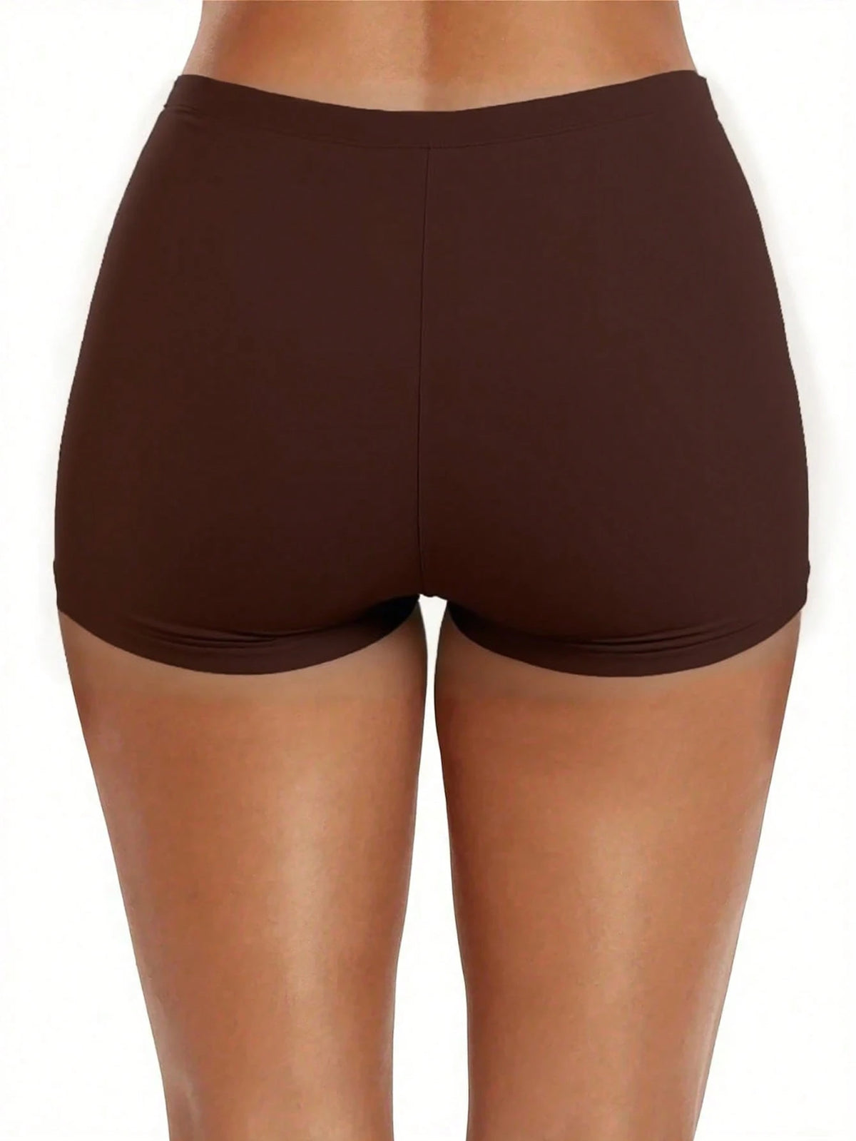 High Waist Retro Distressed Elastic Tight Sports Casual Shorts Vacation Beach Summer - image 6