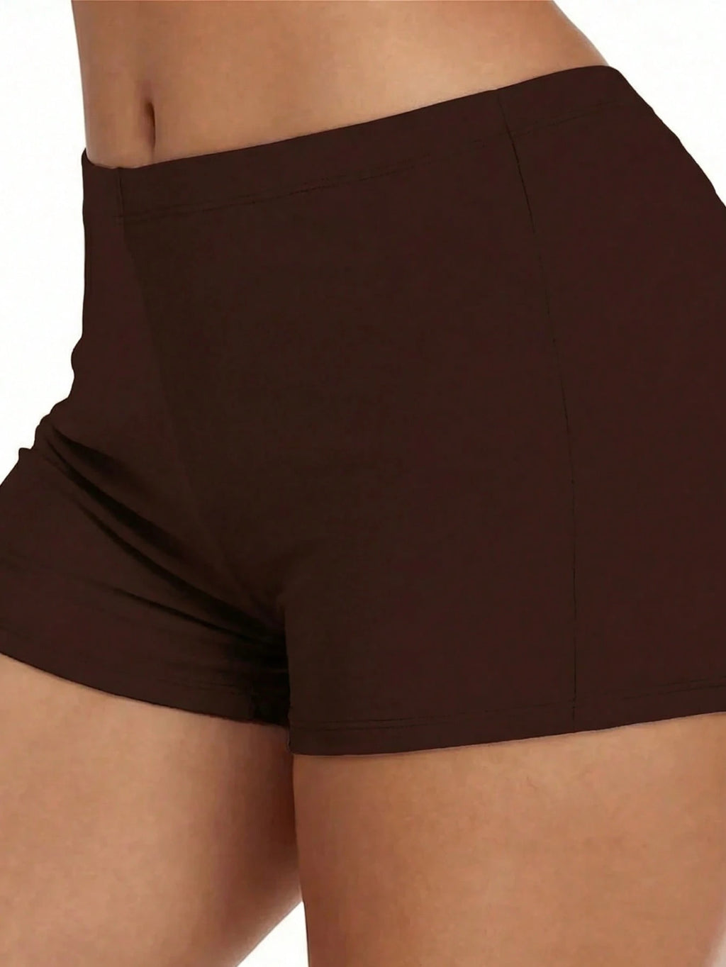 High Waist Retro Distressed Elastic Tight Sports Casual Shorts Vacation Beach Summer - image 10
