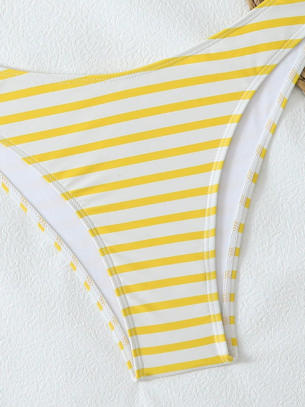 Swim Mod Women's 2-Piece Bikini Swimsuit,Blue And White Striped