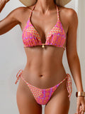 Swim Vcay Summer Beach Floral Printed Swimwear Set