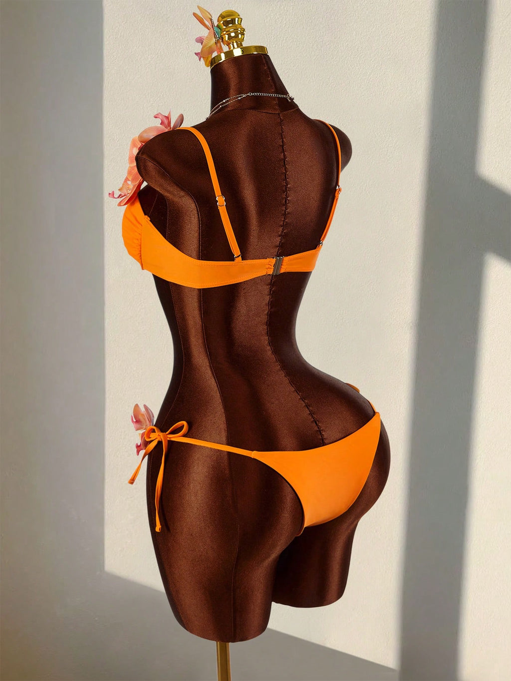 Amplova Women's 3D Orchid Flower Swimwear, & Avant-Garde, Suitable