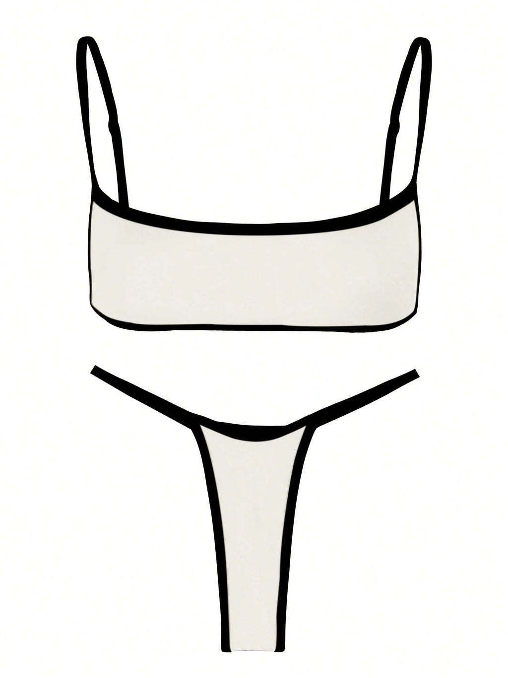 Sexy Women's Bikini Set, European & American Style Summer 2026 Cute Swimsuit, Wo