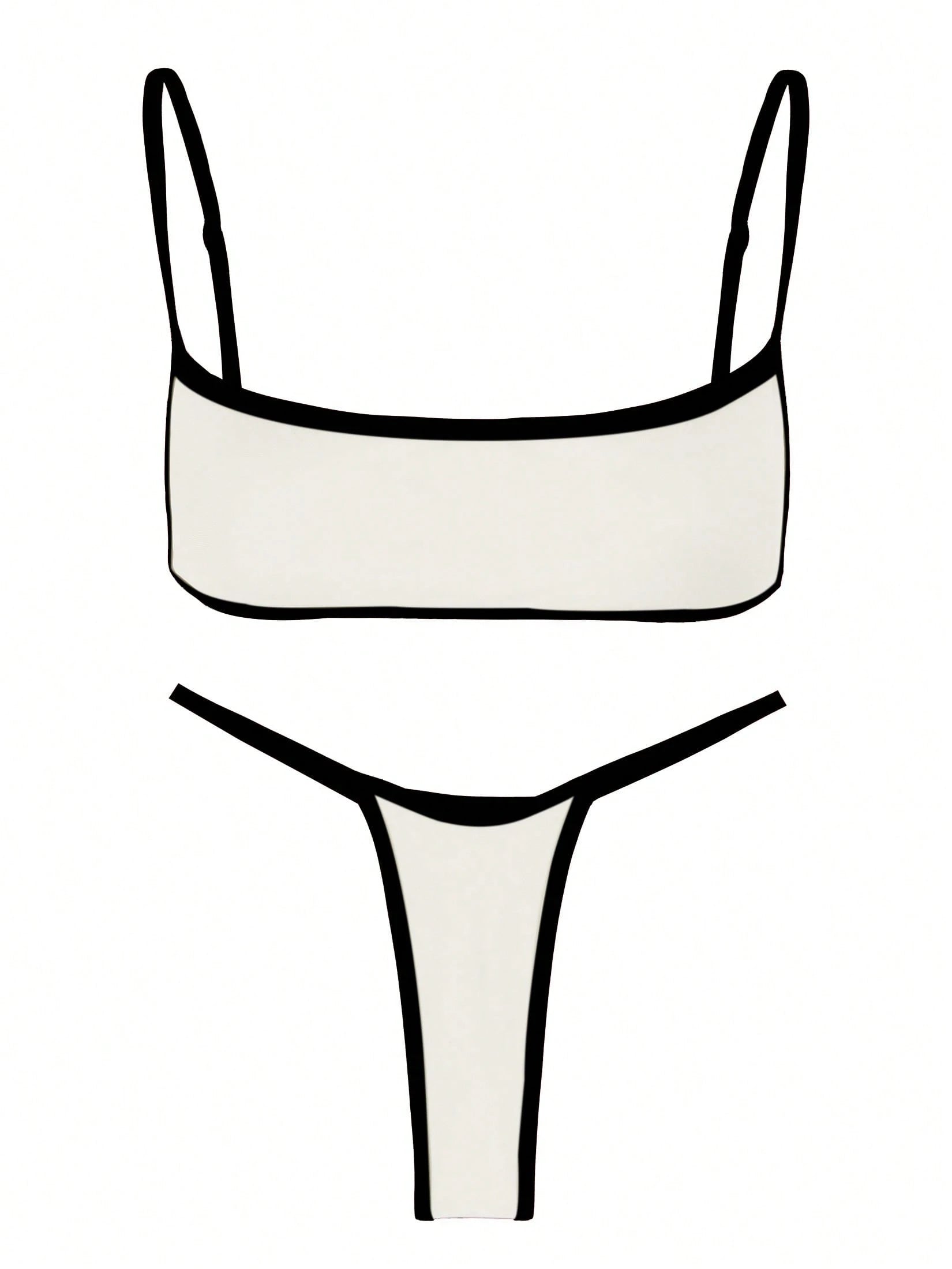 Sexy Women's Bikini Set, European & American Style Summer 2026 Cute Swimsuit, Wo
