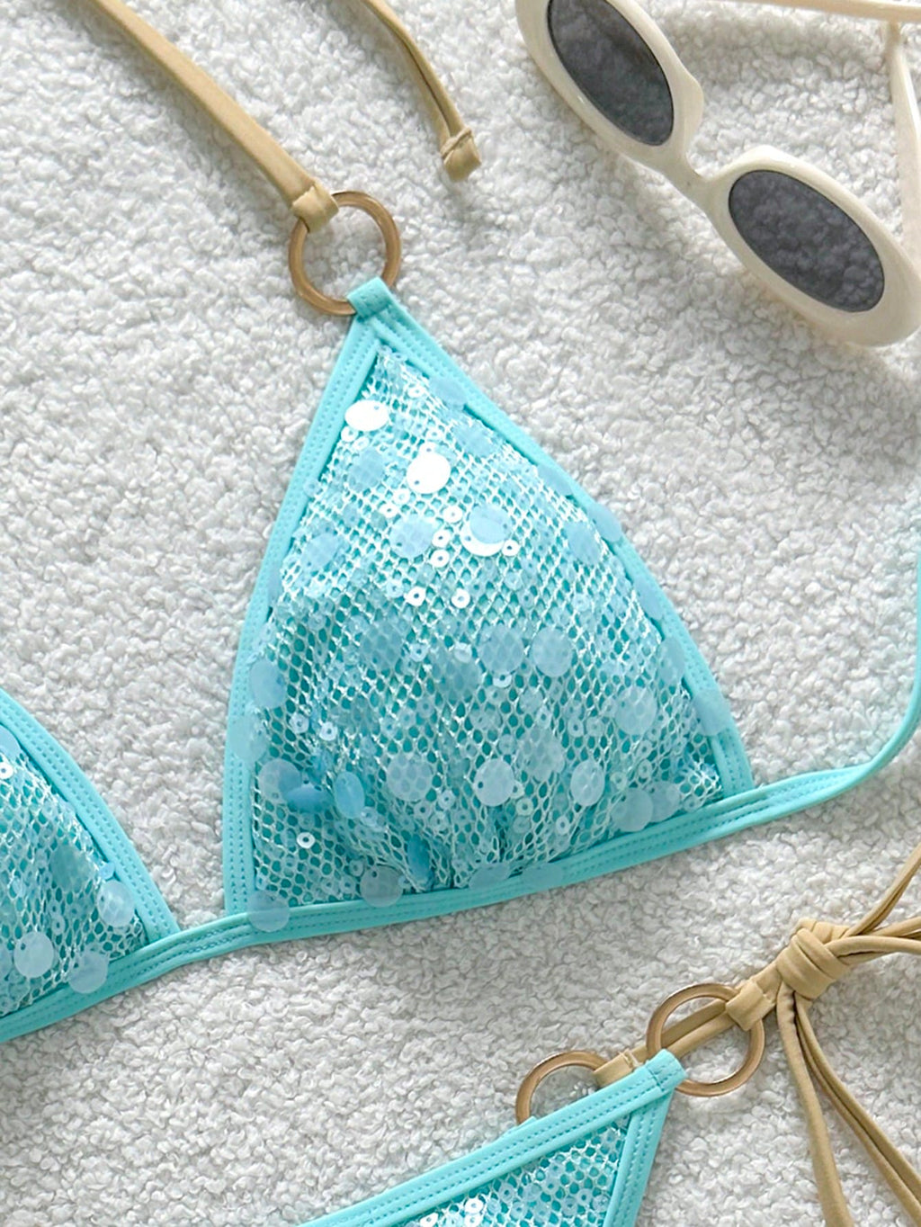 Soleia Beach Outfit For Women Summer Outfits Vacation Sequin Blue
