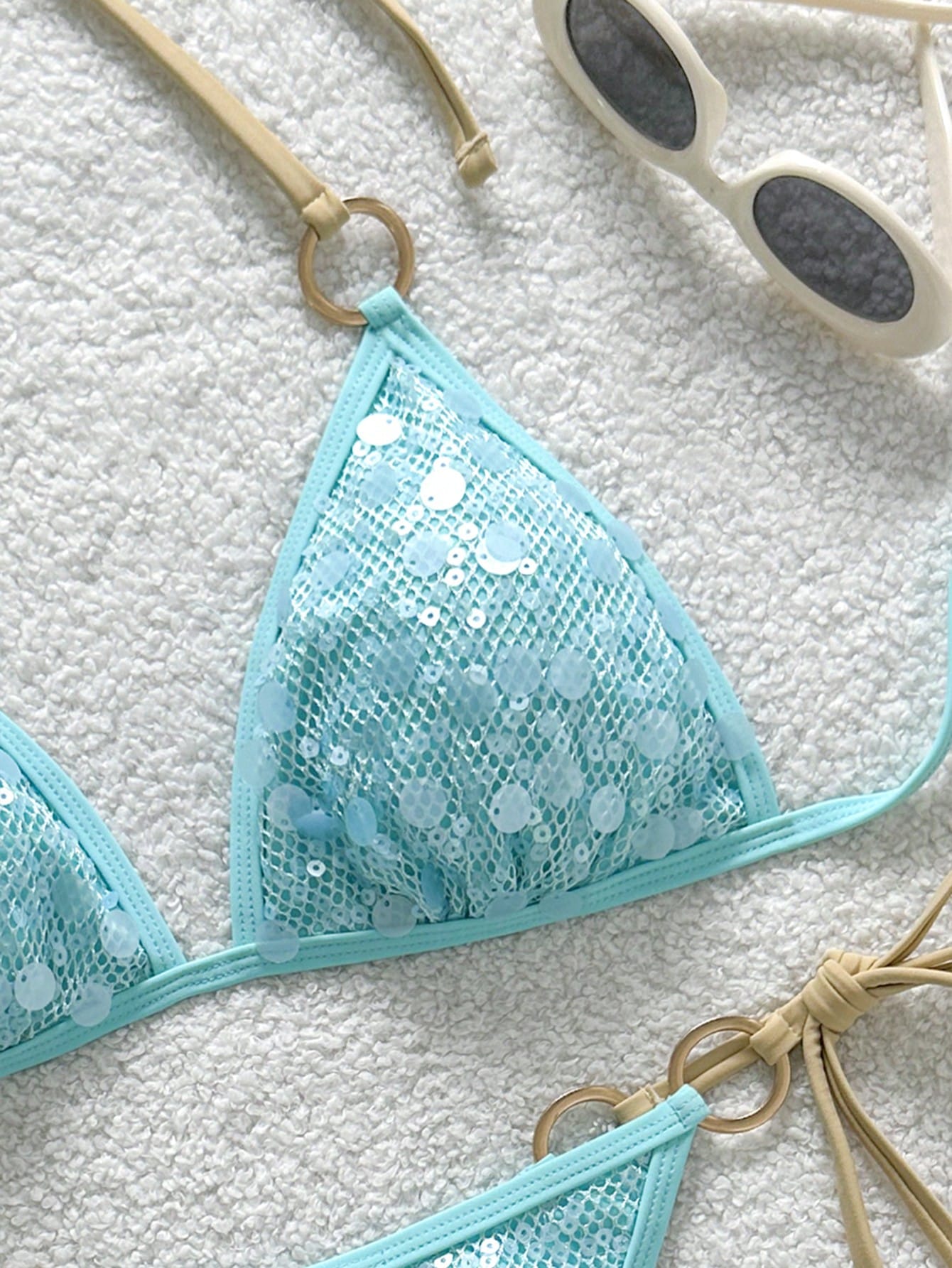 Soleia Beach Outfit For Women Summer Outfits Vacation Sequin Blue