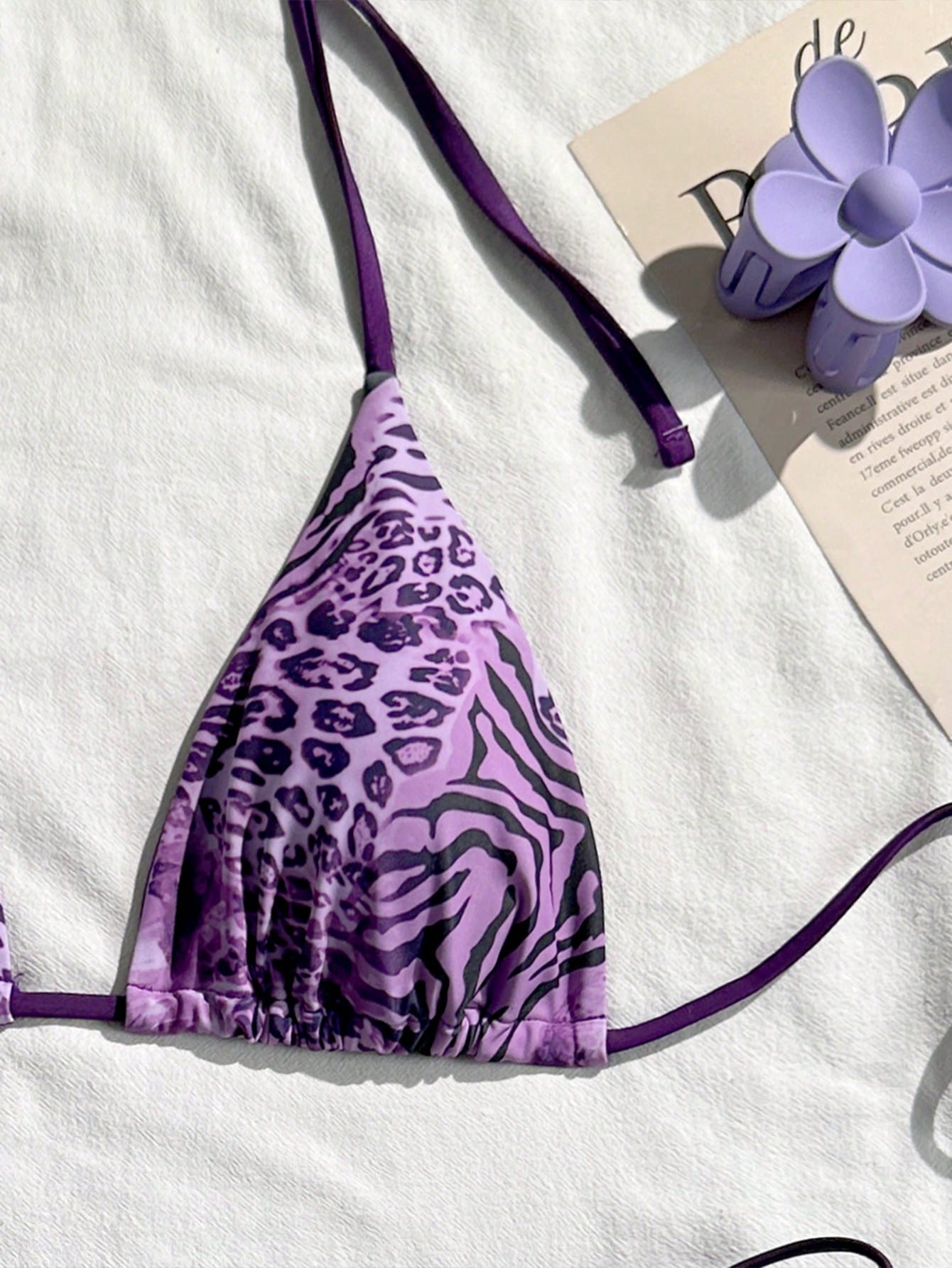 Sultry Sol 2025 Sexy Vintage Leopard Print Pattern Bikini 2 Pieces